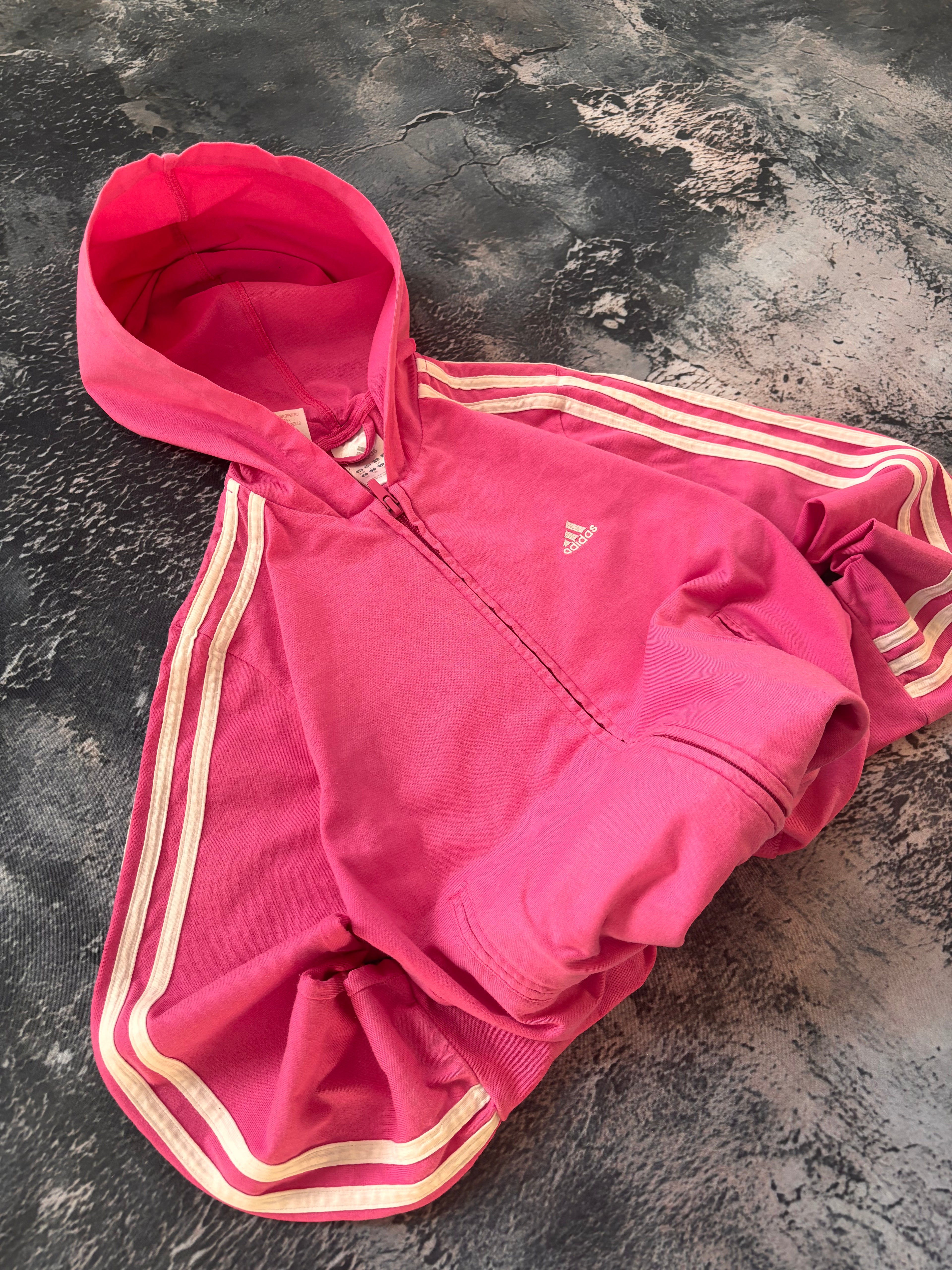 Bluza adidas zip w paski stripe