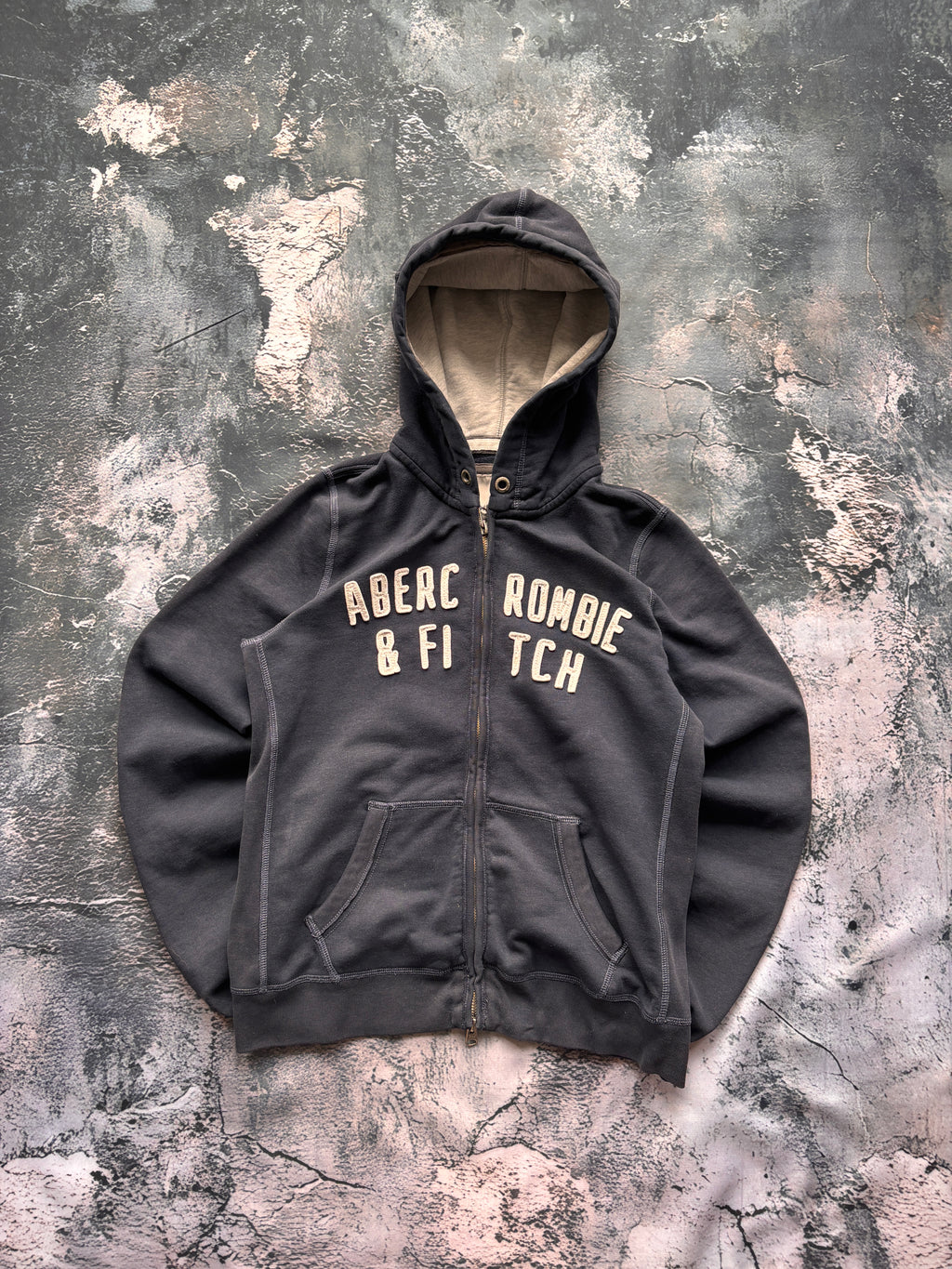 BLUZA ZIP HOODIE ABR VINTAGE RETRO 90S