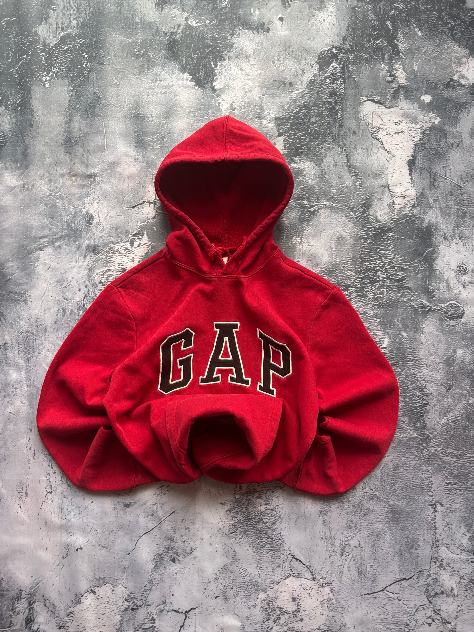 bluza GAP red czerwona basic vintage retro 90s streetwear