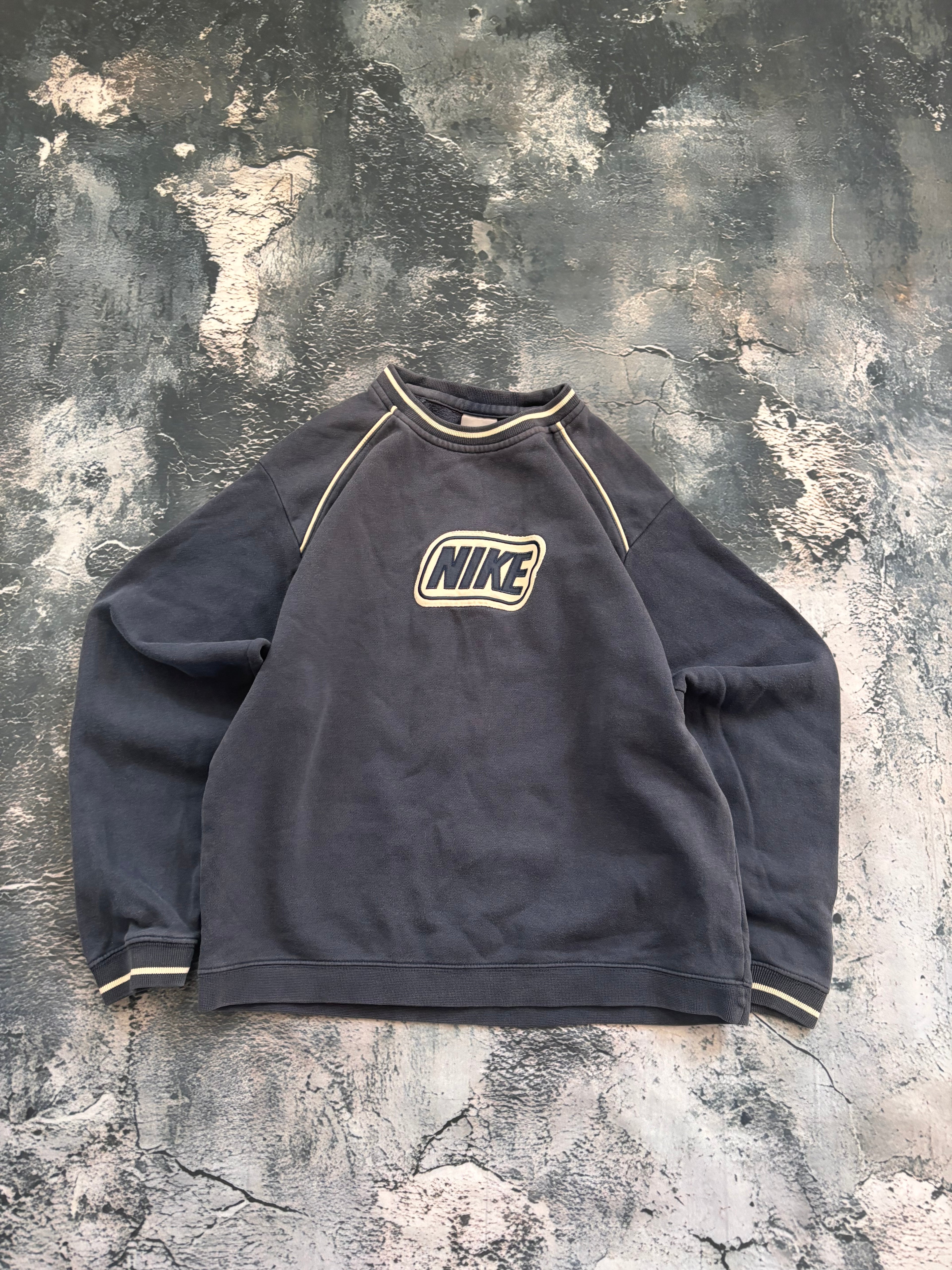 Bluza crewneck oversize basic college american vintage oldschool retro 90s streetwear nike