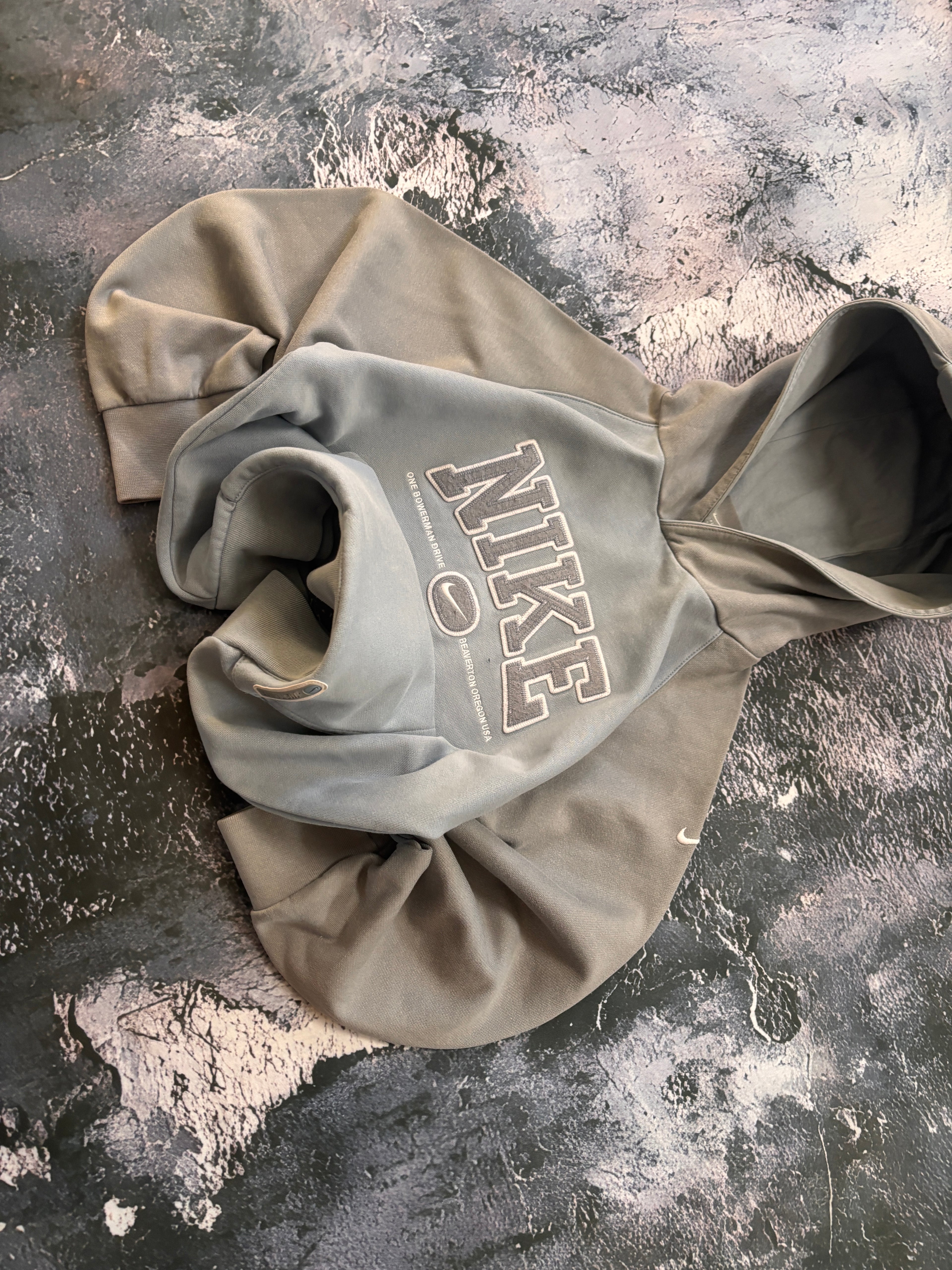 BLUZA NIKE SZARO NIEBIESKA UNIKAT PROSTY KRÓJ