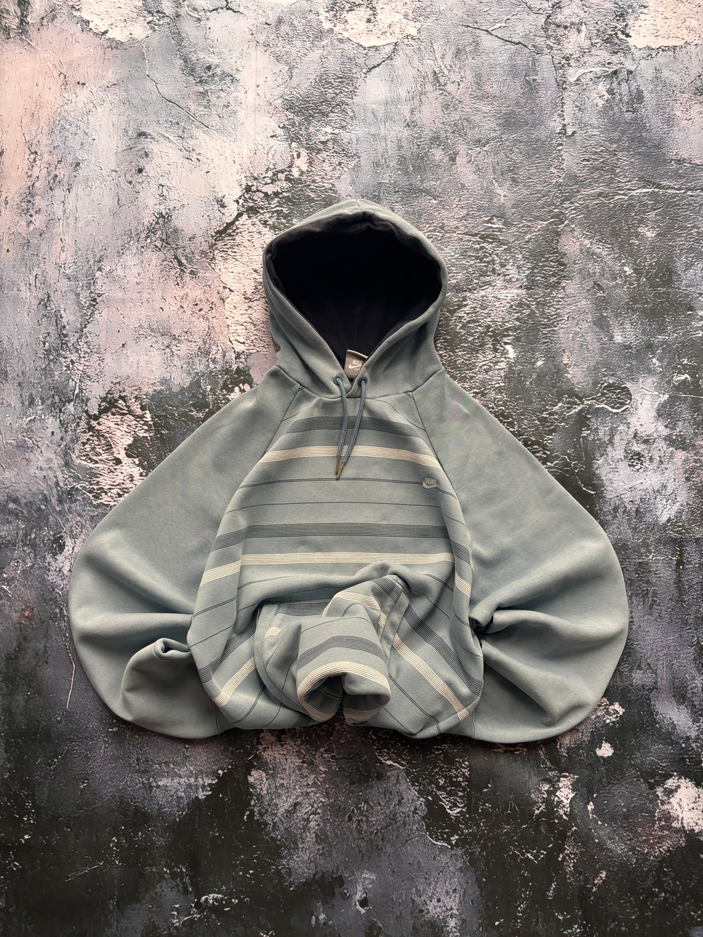 BLUZA NIKE BLUE W PASKI UNIKATOWA VINTAGE OVERSIZE