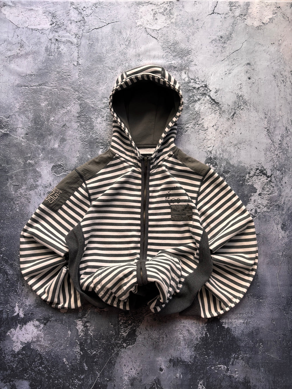 bluza hoodie w paski stripes vintage