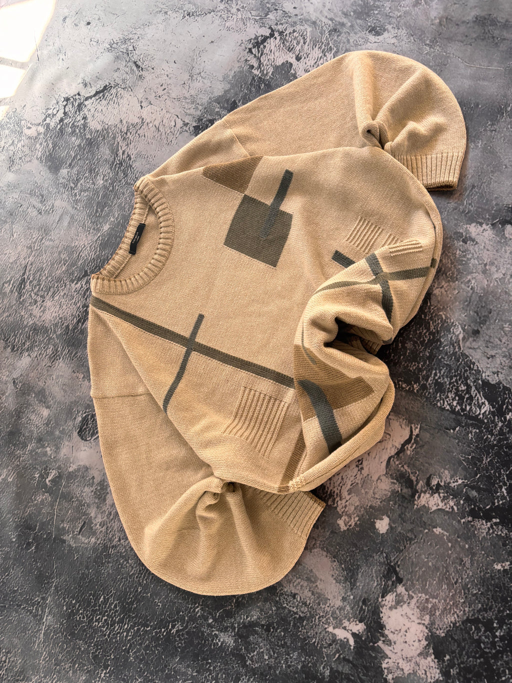 Sweter kremowy oversize