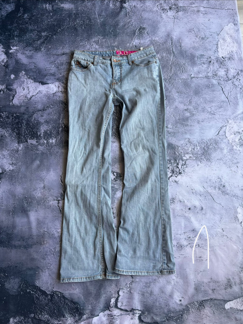 Jeans spodnie y2k bootcut  retro american streetwear