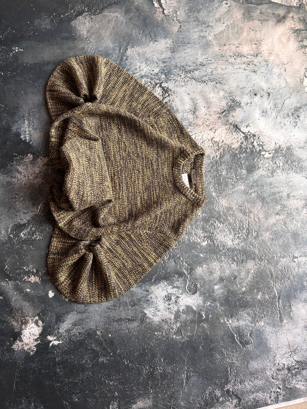 sweter khaki multicolor