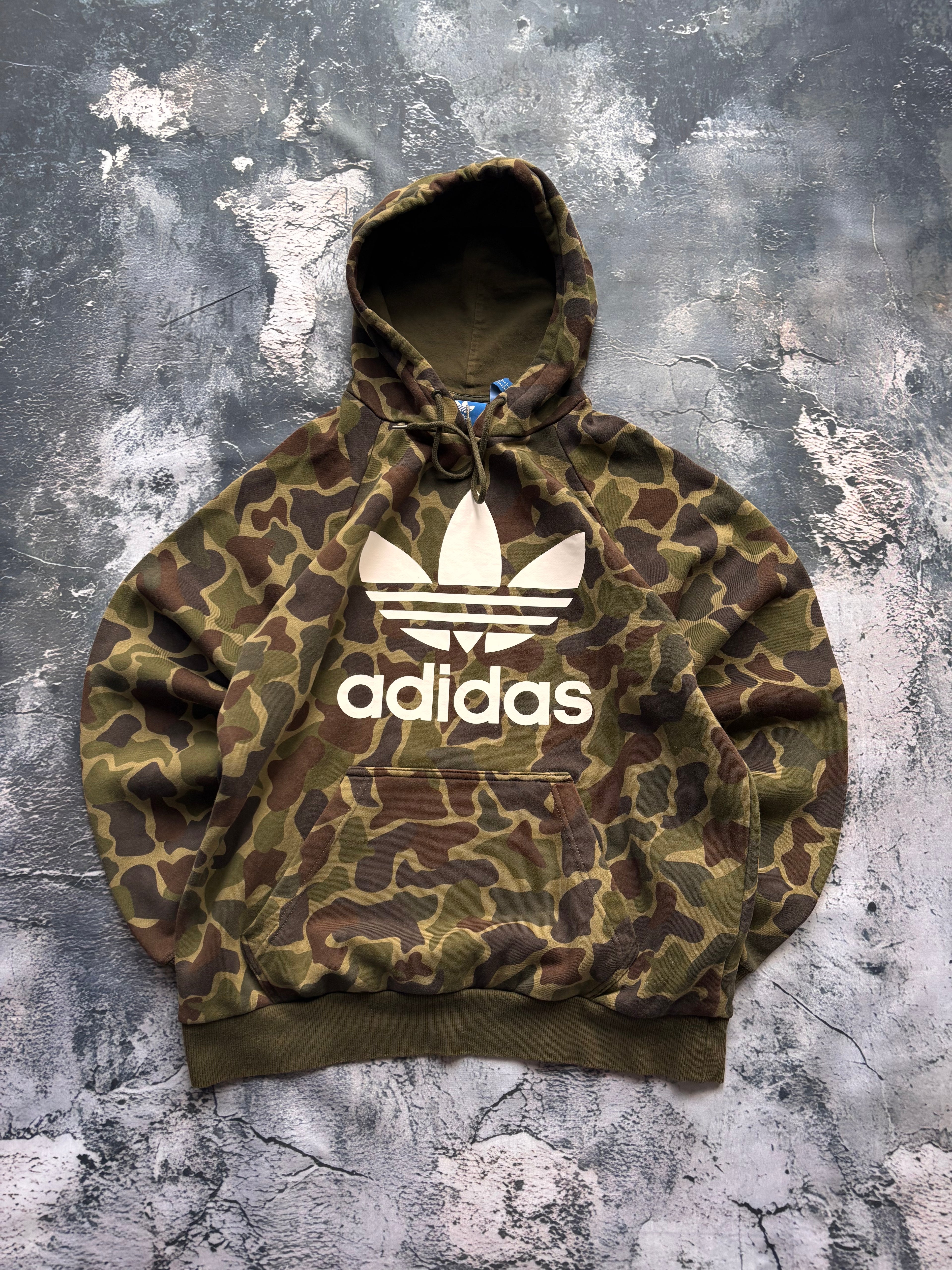 bluza hoodie Adidas moro camo vintage retro 90s