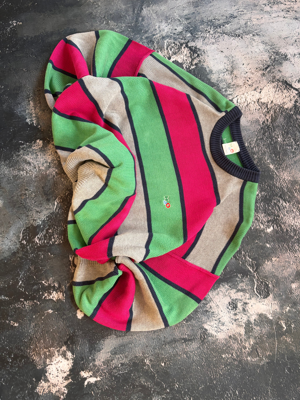 sweter bawełna multicolor