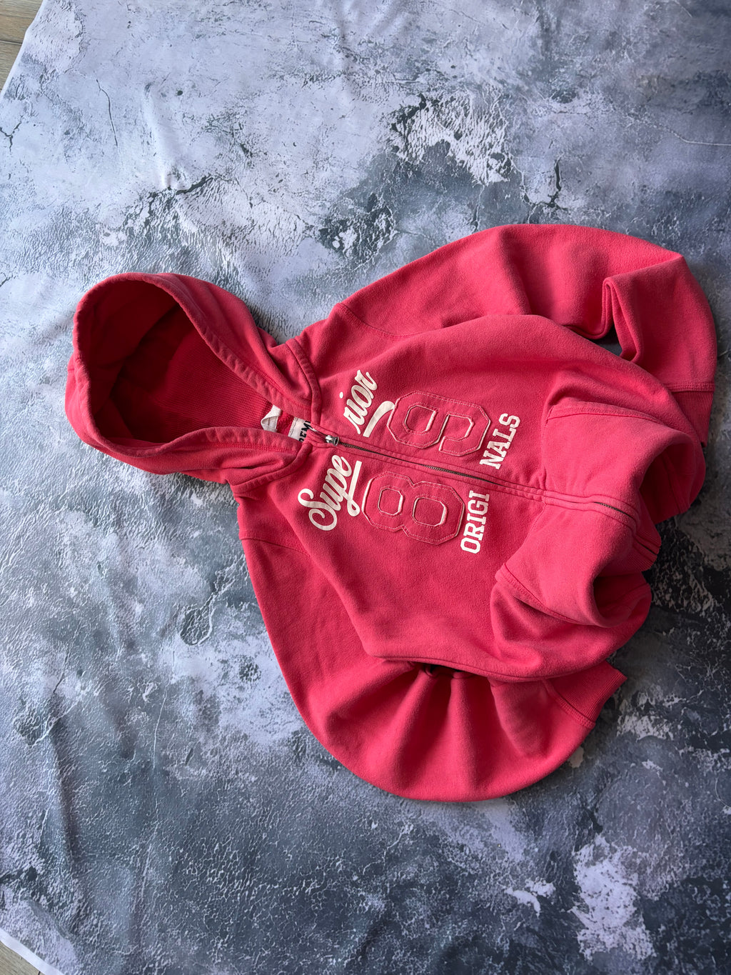bluza zip hoodie 89 vintage prosty krój