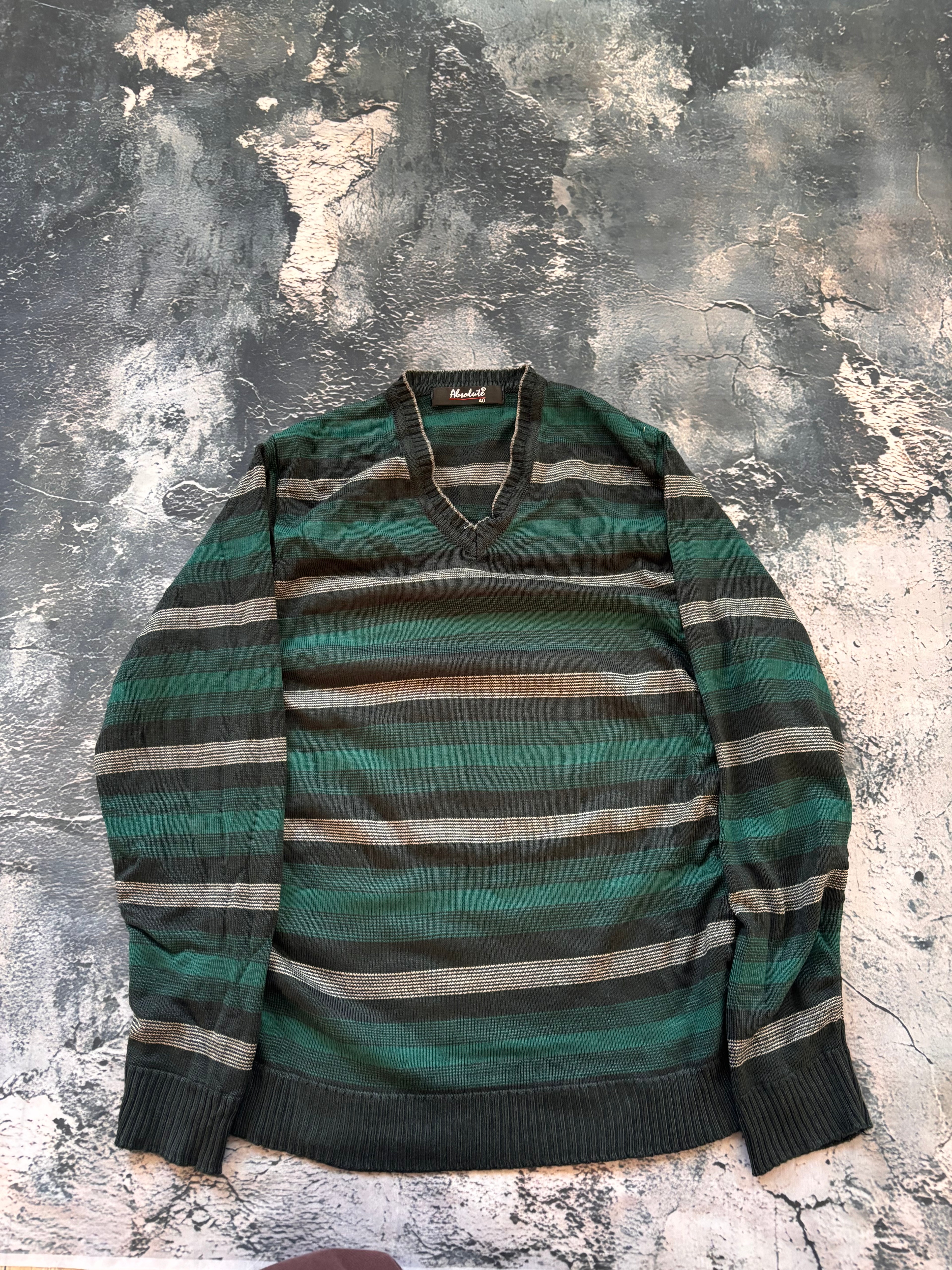 Sweter zielony oversize vintage