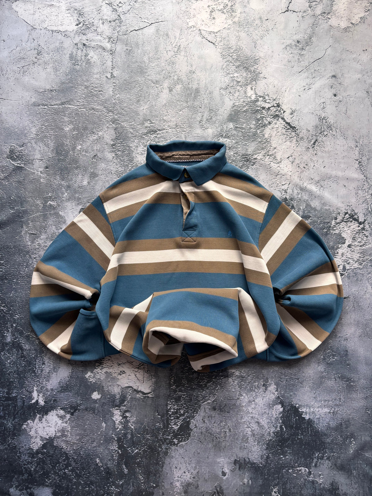 bluza crewneck polo w paski baby blue stripes