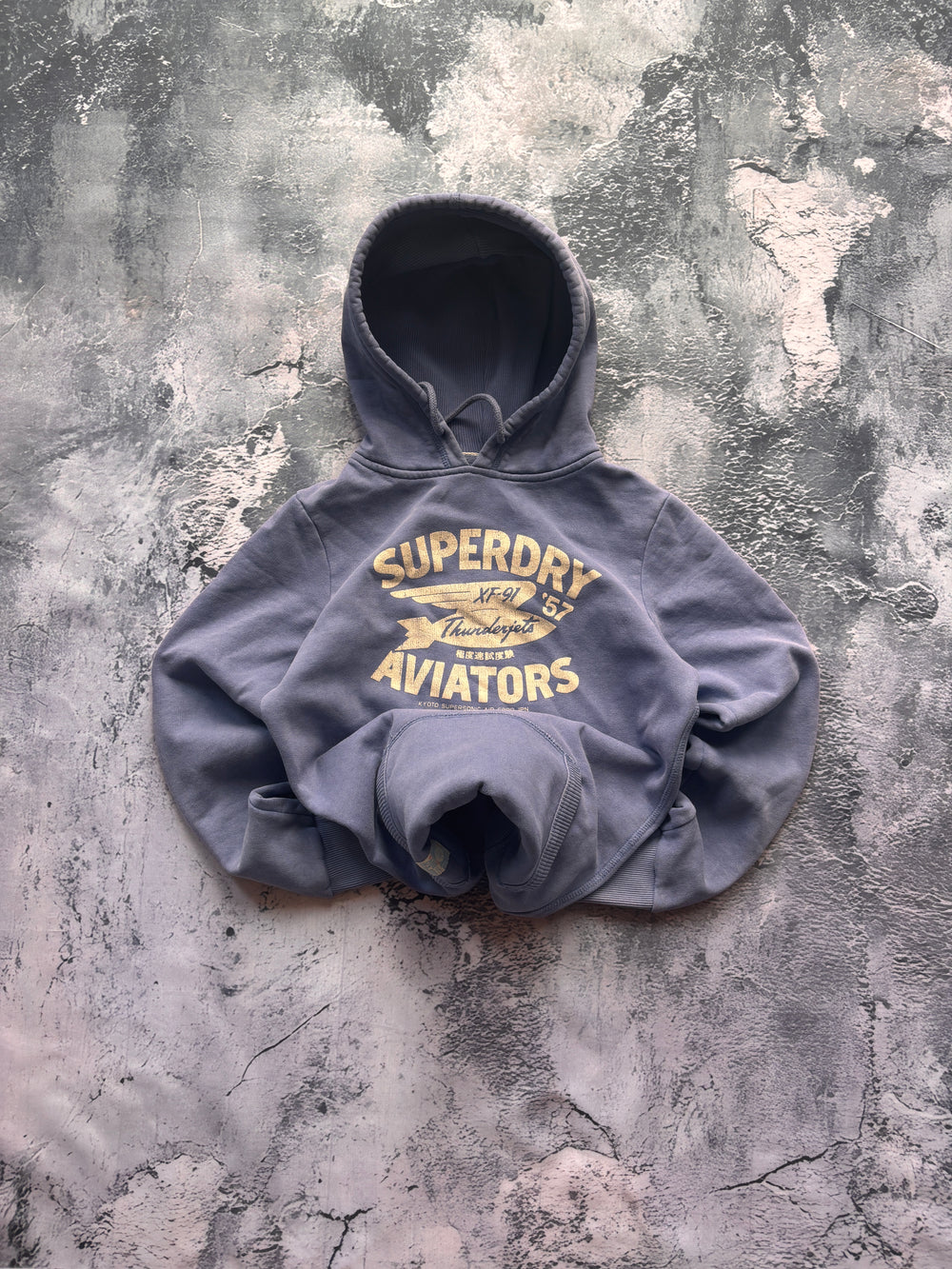 BLUZA SUPERDRY PRZYELAGAJCA OBSCISLA JASNY NIEBIESKI