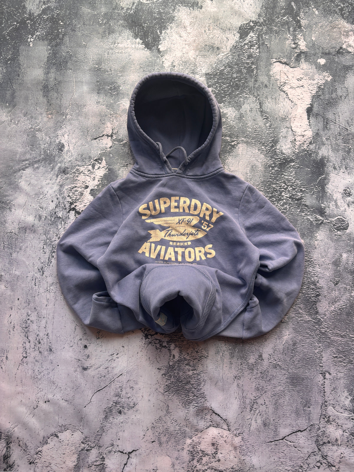 BLUZA SUPERDRY PRZYELAGAJCA OBSCISLA JASNY NIEBIESKI