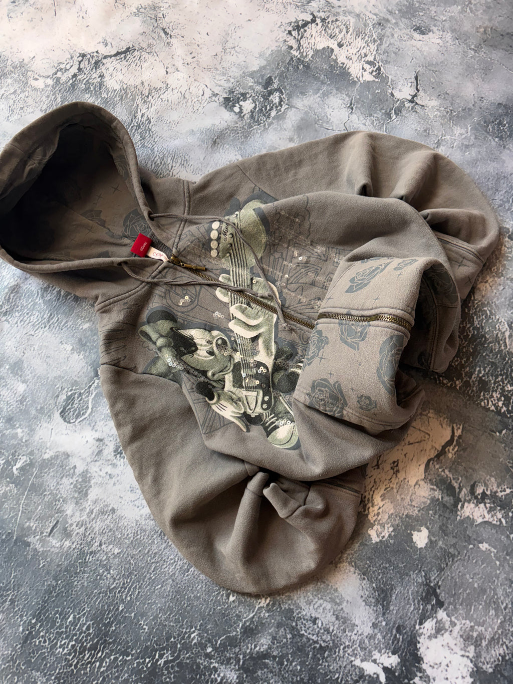 Bluza zip hoodie Myszka miki UNIKAT LATA 90 licencja