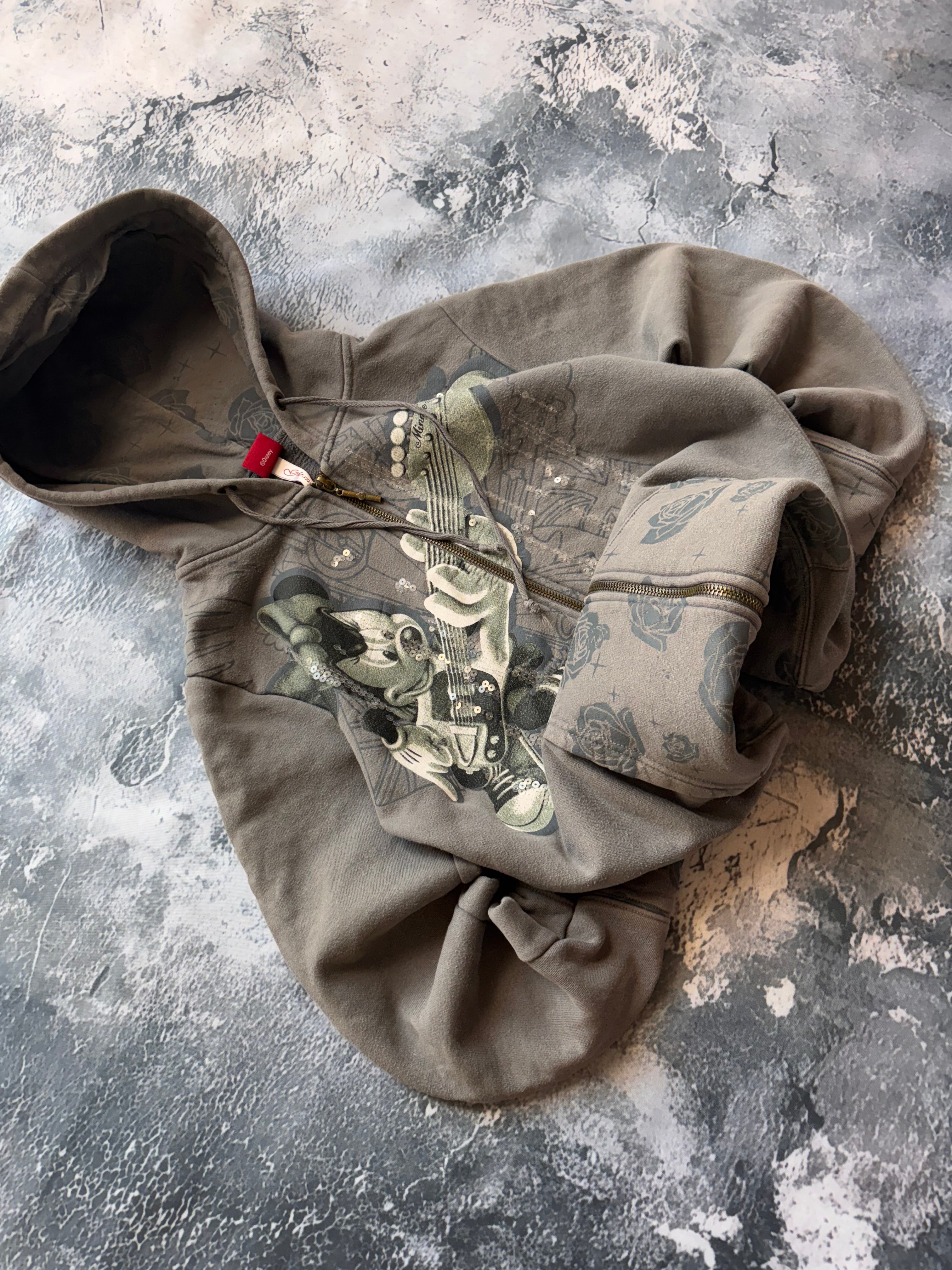 Bluza zip hoodie Myszka miki UNIKAT LATA 90 licencja