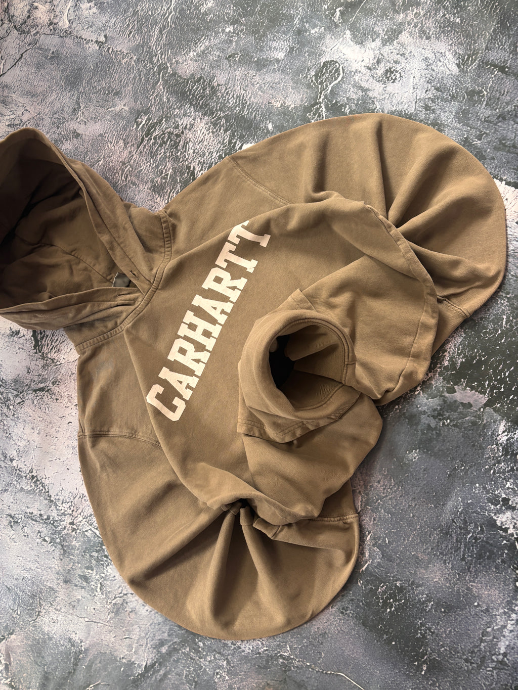Bluza hoodie CARHARTT UNIKAT khaki oversize