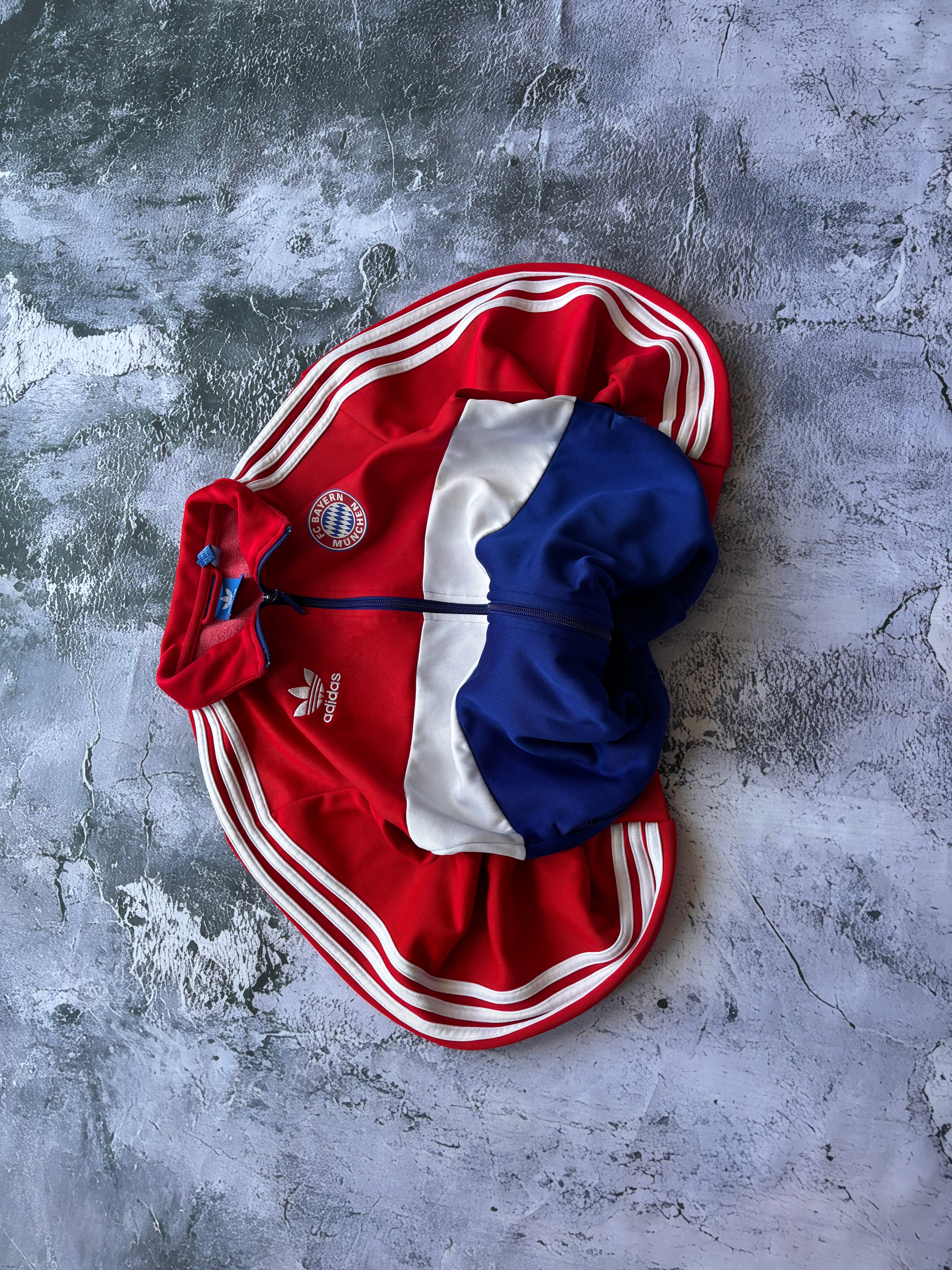 BUZA ZIP ADIDAS PIŁKARSKA FV BAYERN VINTAGE AMERICAN 90S