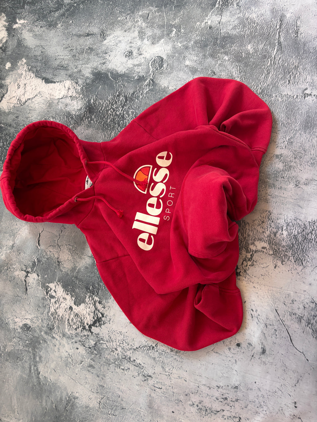 bluza hoodie ELLESE RED oversize american streetwear big logo