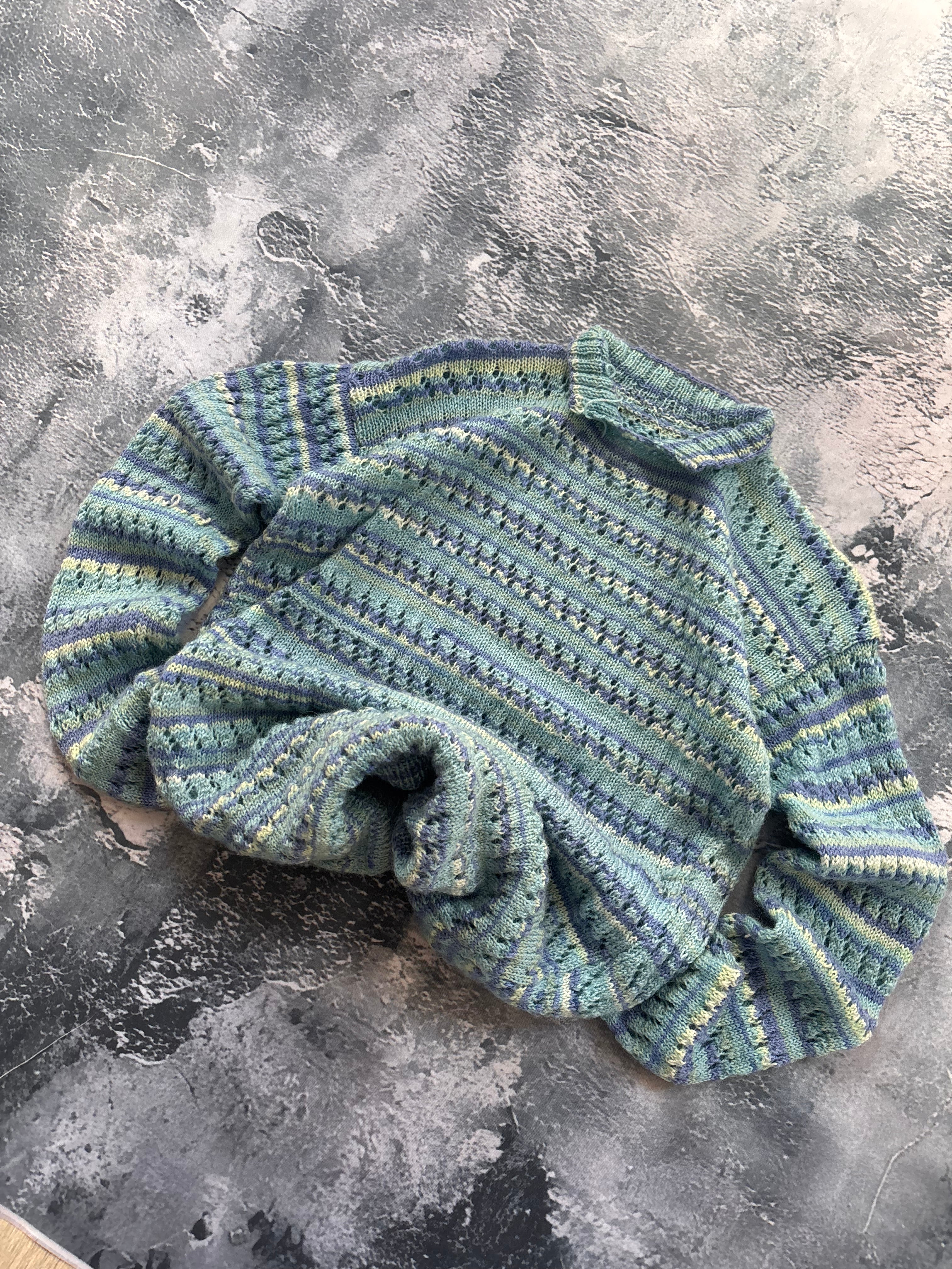 sweter niebieski vintage