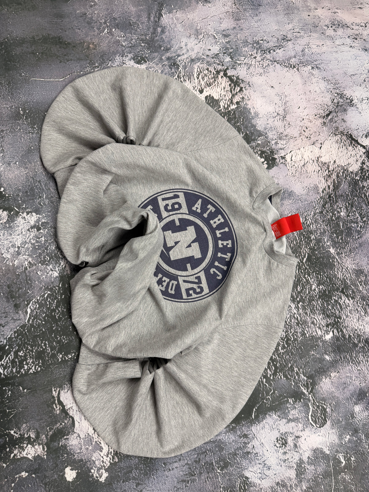 BLUZA CREWNECK SZARA VINTAGE UNIWERSYTECKA