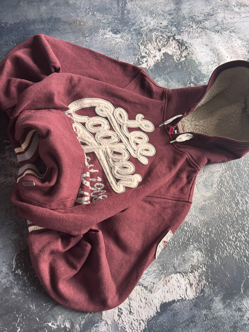 Bluza vintage burgund