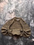 sweter khaki multicolor