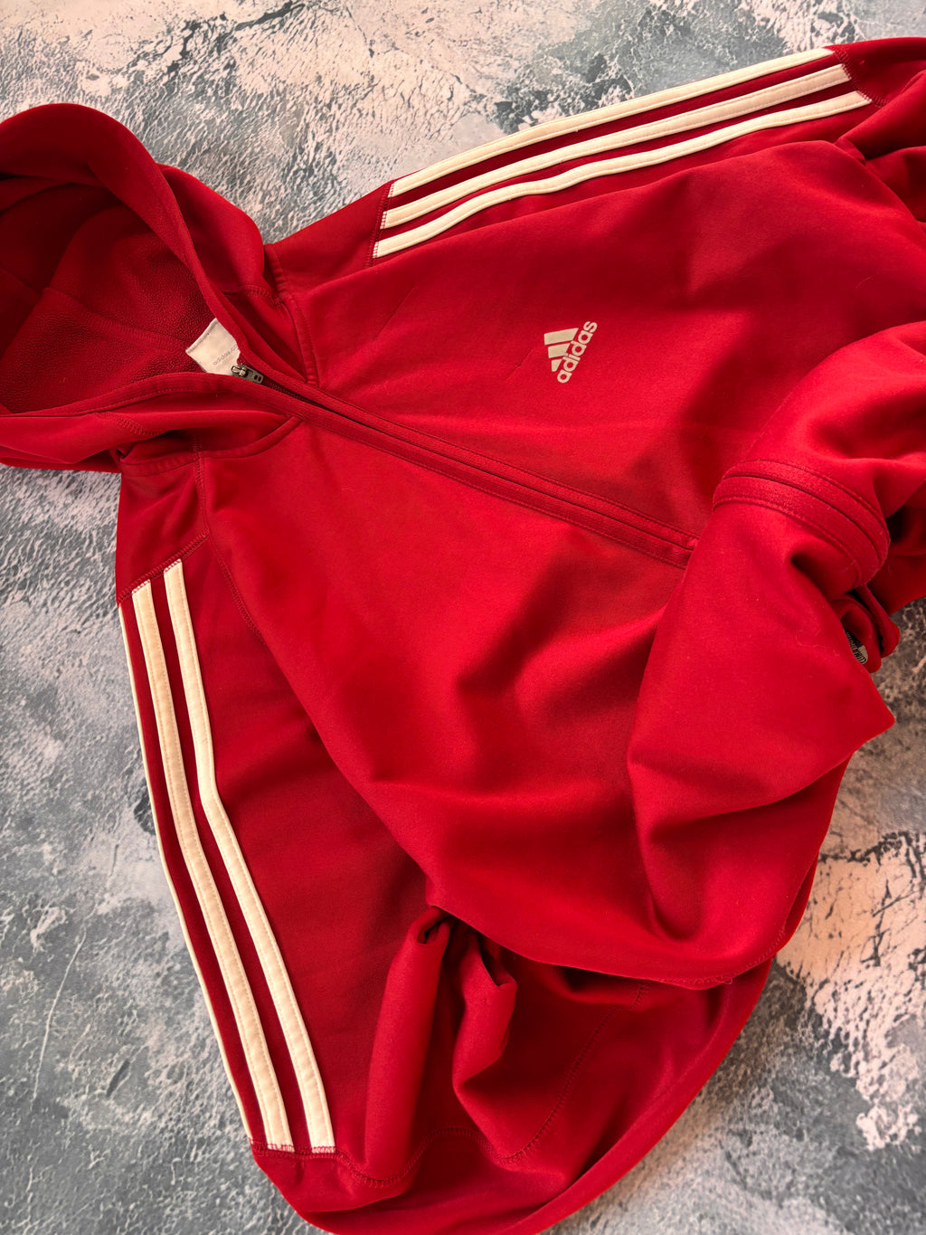 Bluza czerwona adidas