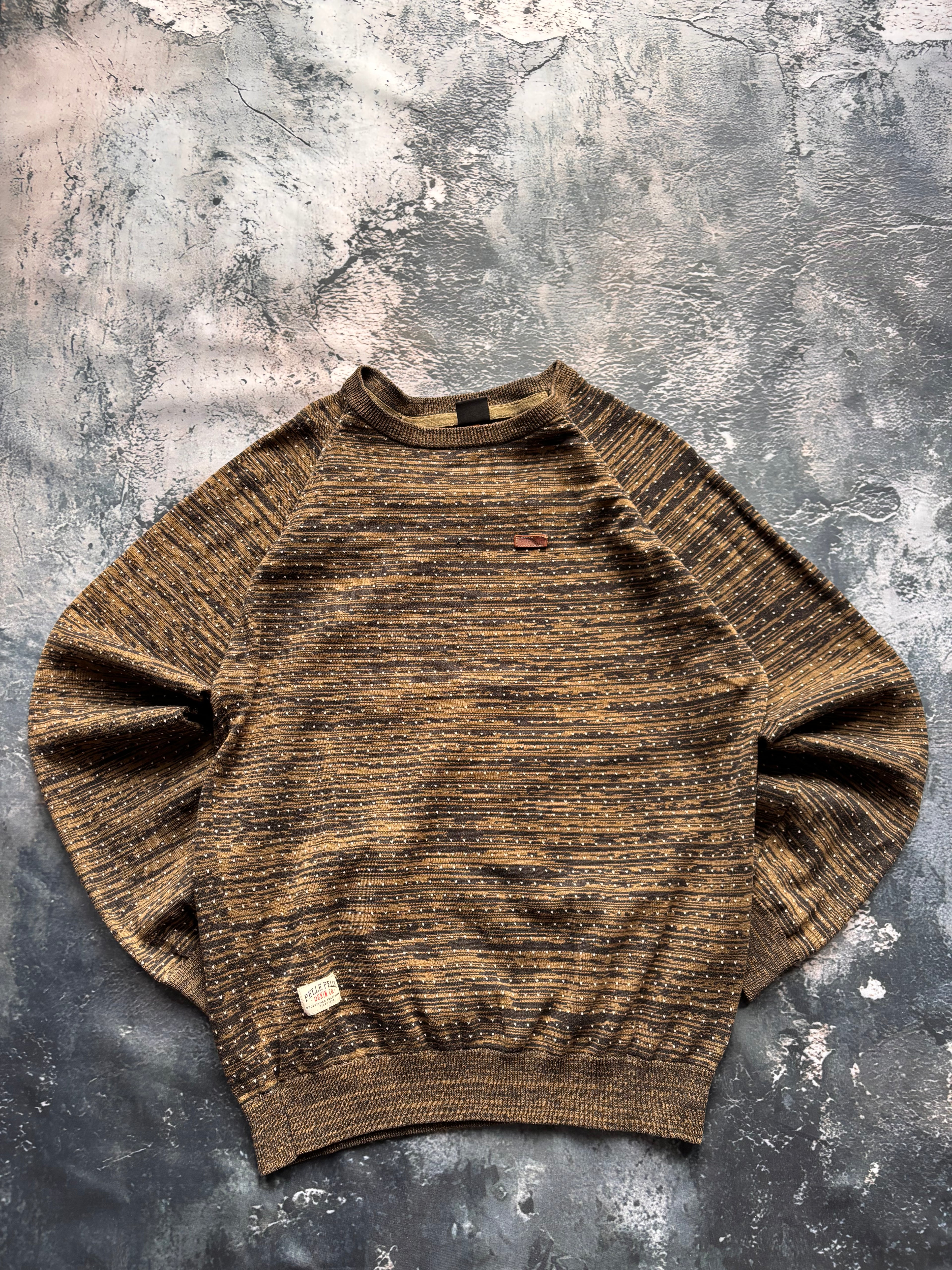 Sweter ciemnozielony vintage