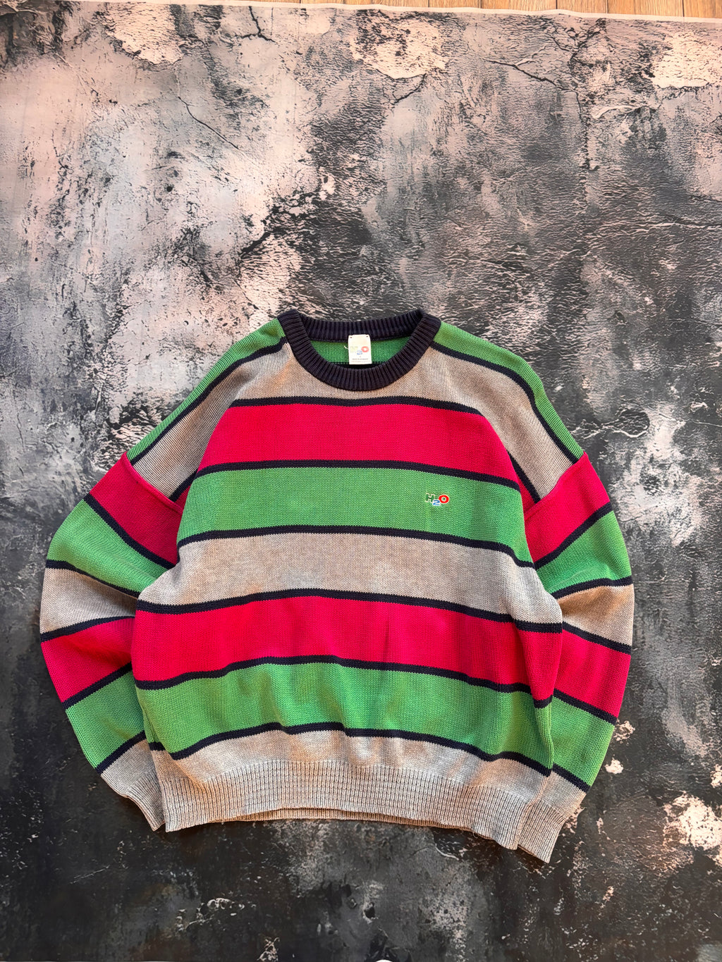 sweter bawełna multicolor