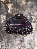 Koszulka longsleeve polo oversize vintage oldschool retro 90s preppy rugby