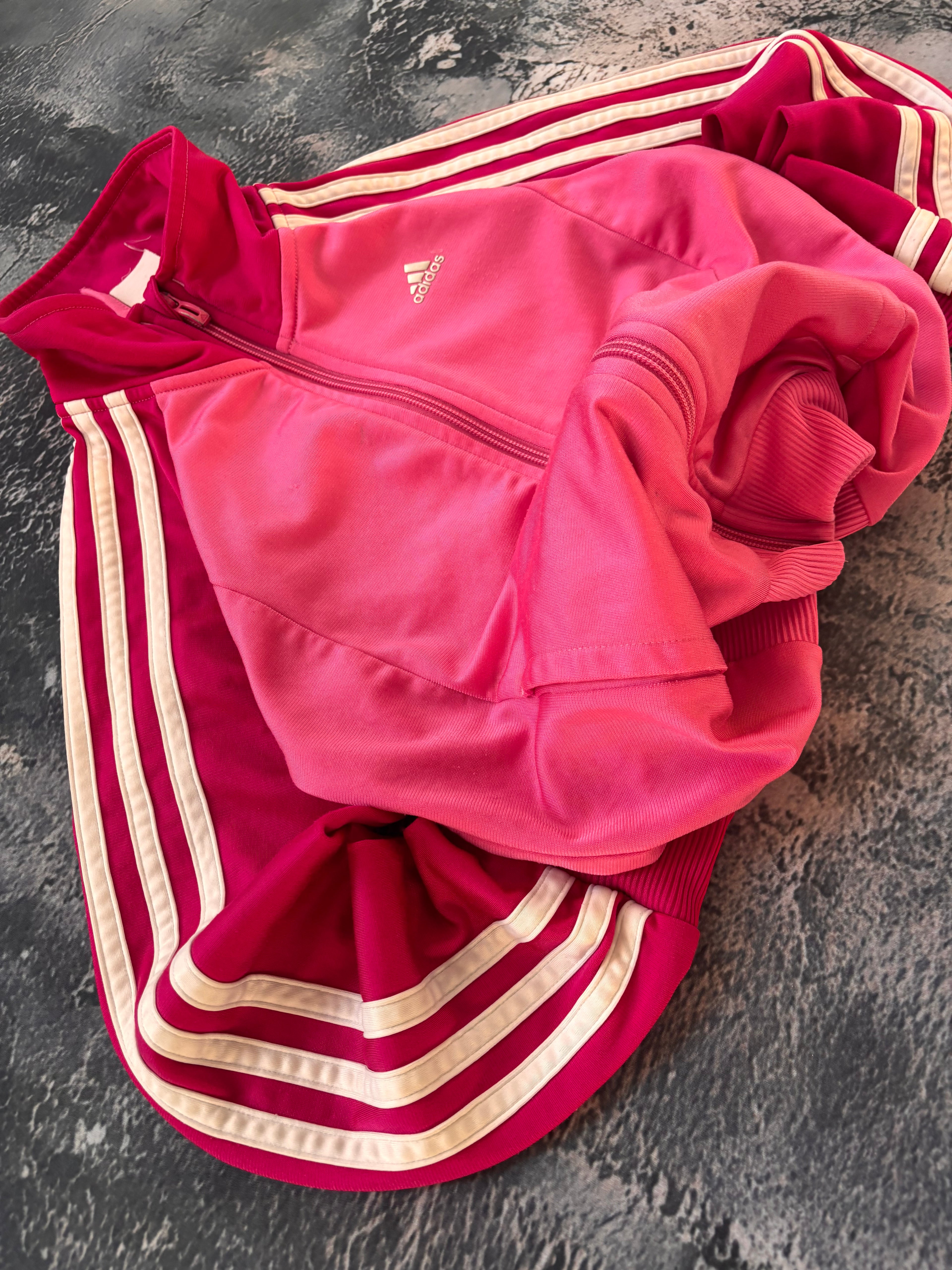 Bluza adidas zip stripe w paski