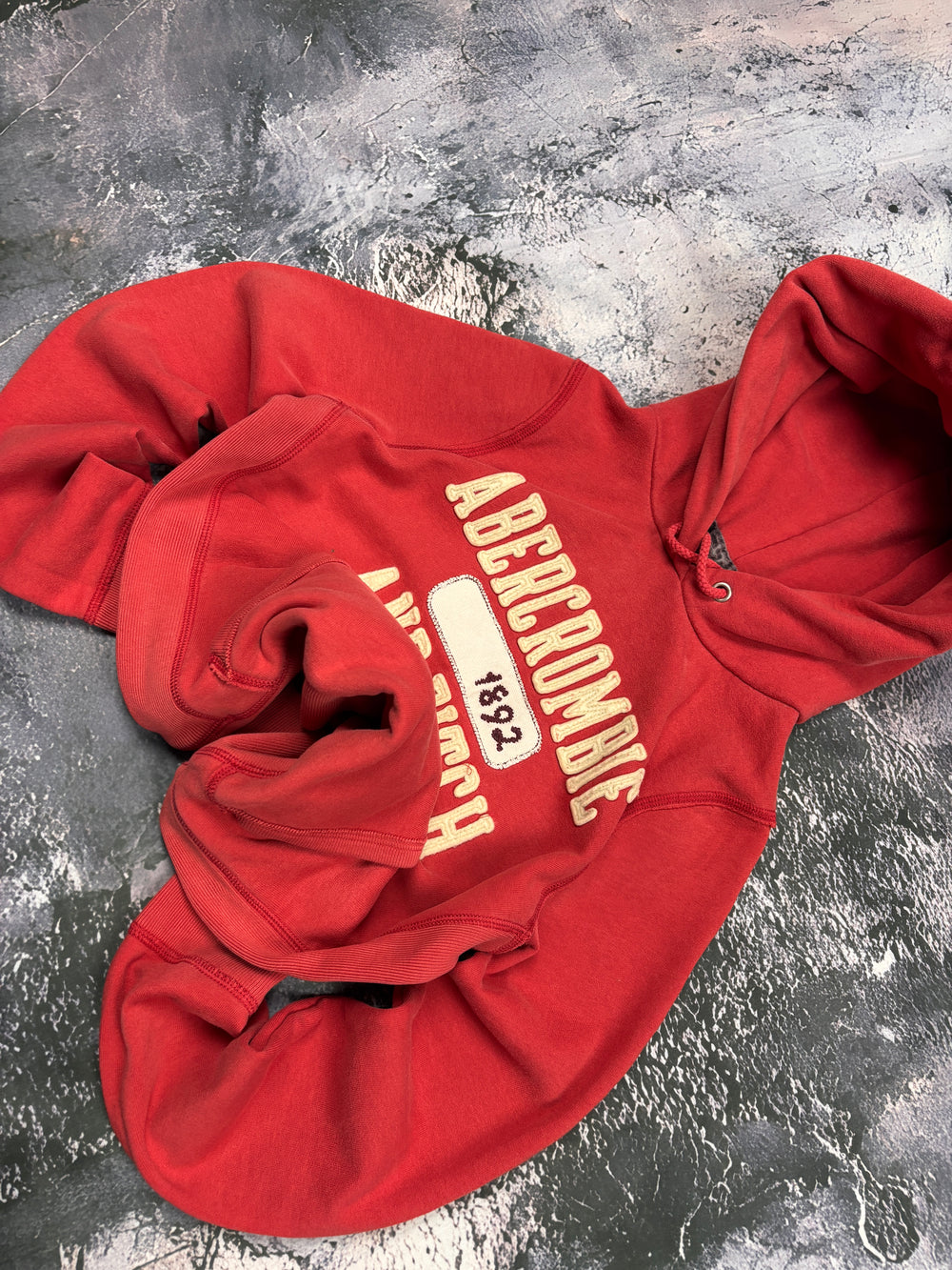 BLUZA HOODIE ABERCROMBIE PRZYLEGAJĄCY KRÓJ Y2K