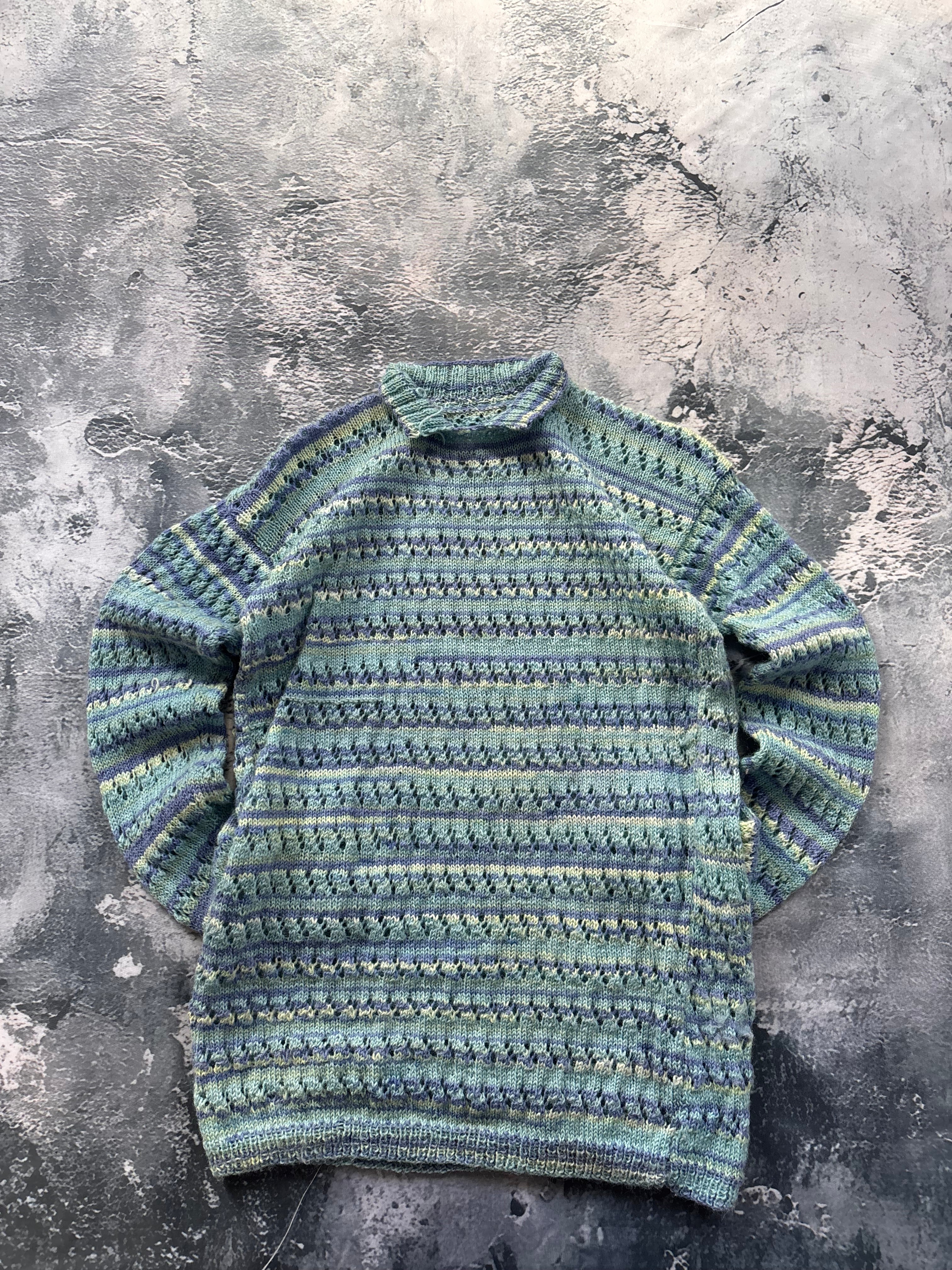 sweter niebieski vintage