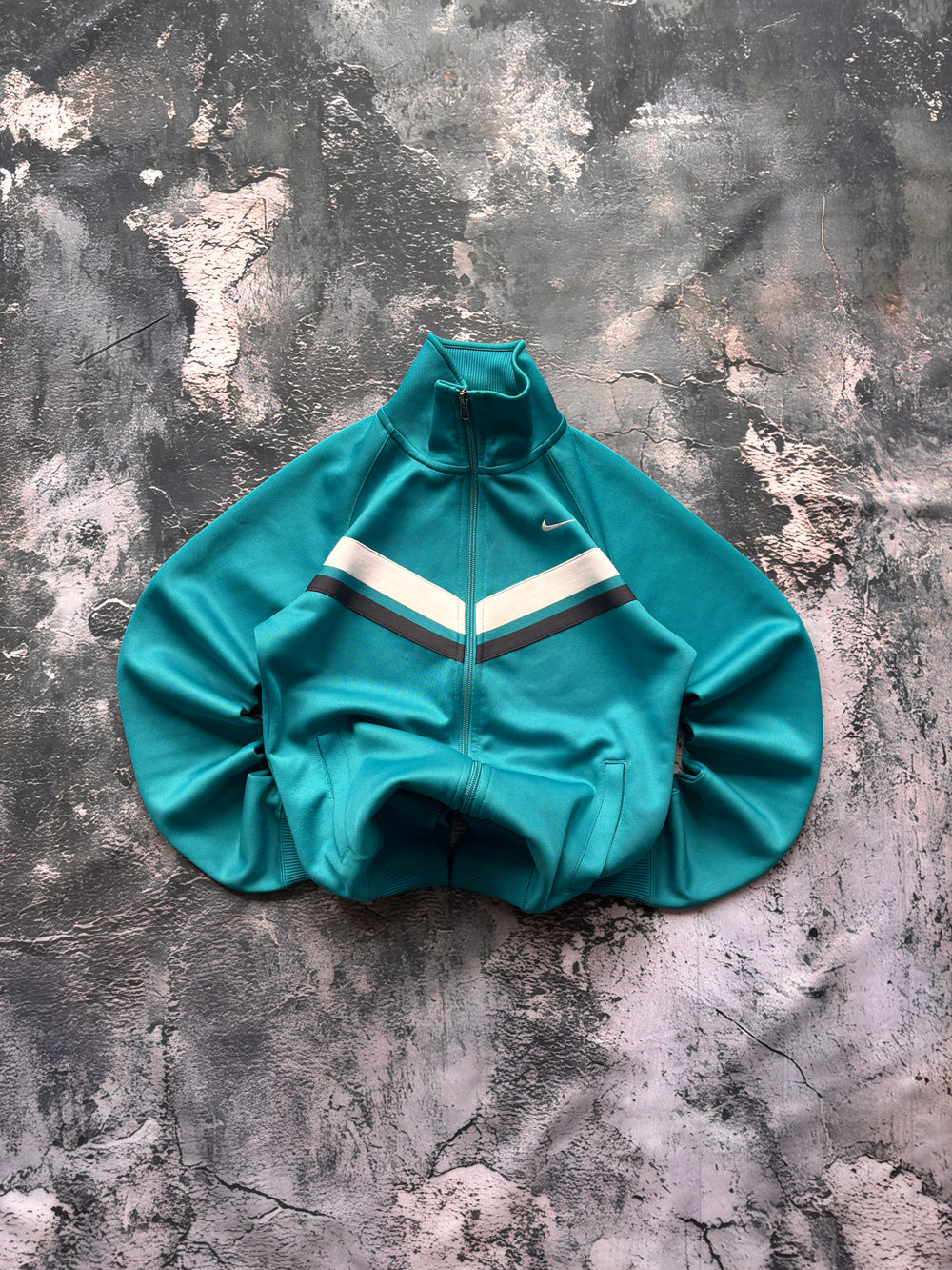 BLUZA ZIP NIKE TIFFANY BLUE PROSTY KRÓJ VINTAGE
