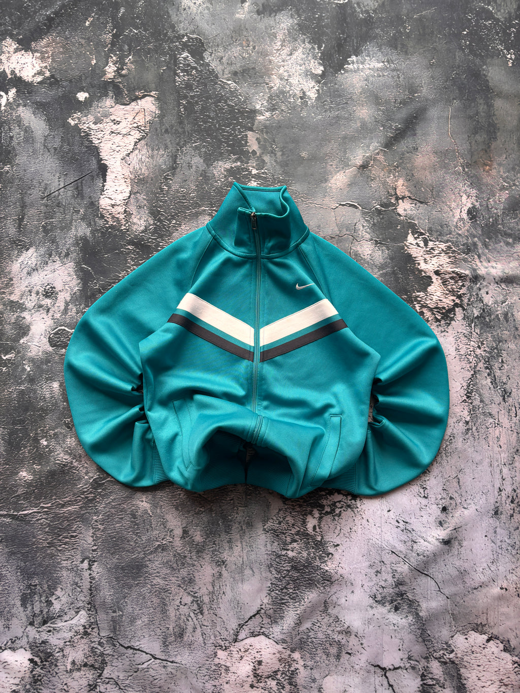 BLUZA ZIP NIKE TIFFANY BLUE PROSTY KRÓJ VINTAGE