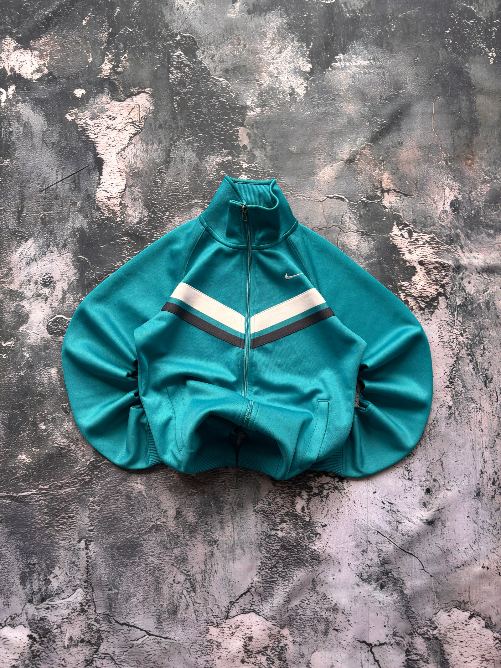 BLUZA ZIP NIKE TIFFANY BLUE PROSTY KRÓJ VINTAGE