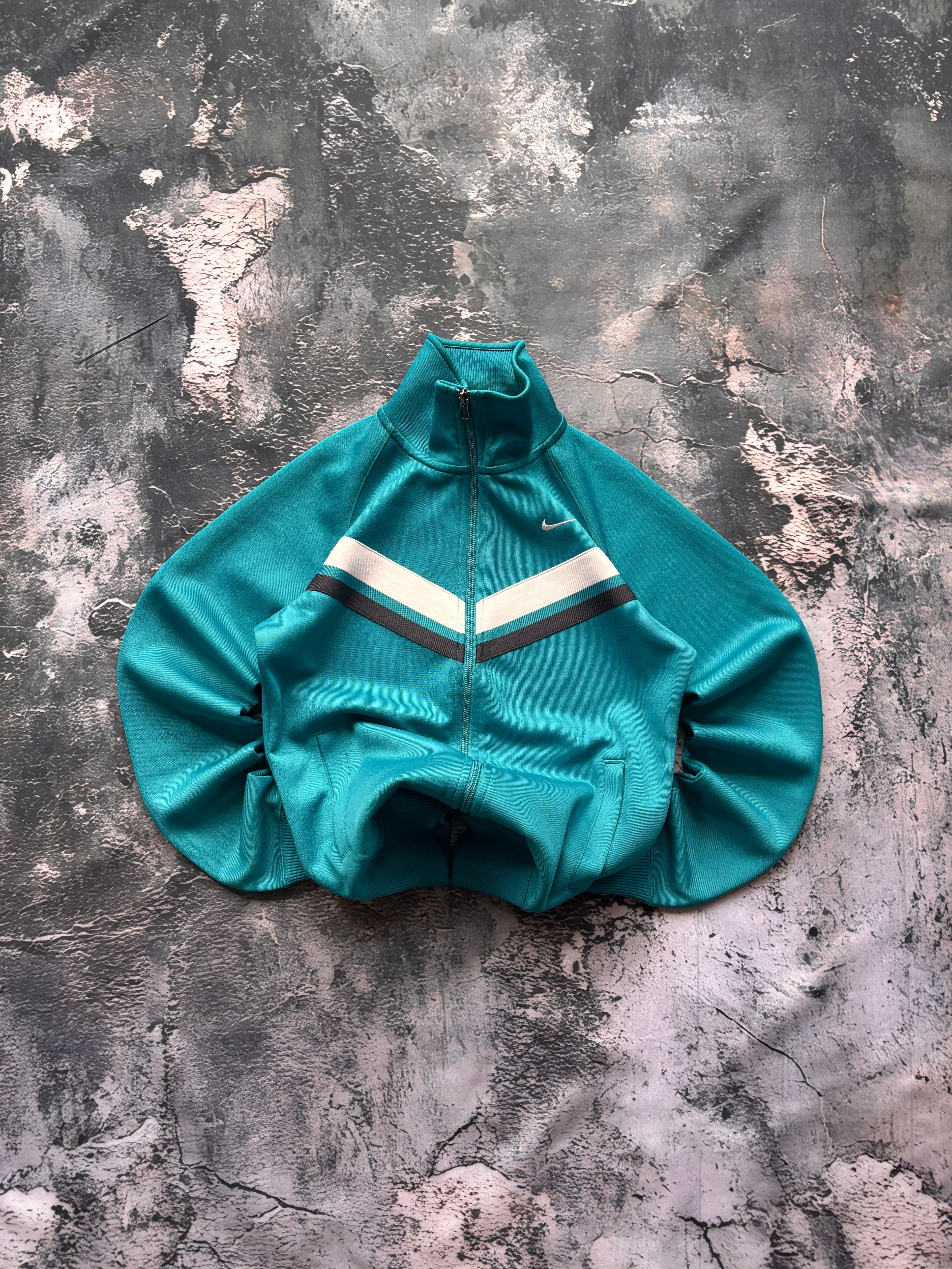 BLUZA ZIP NIKE TIFFANY BLUE PROSTY KRÓJ VINTAGE