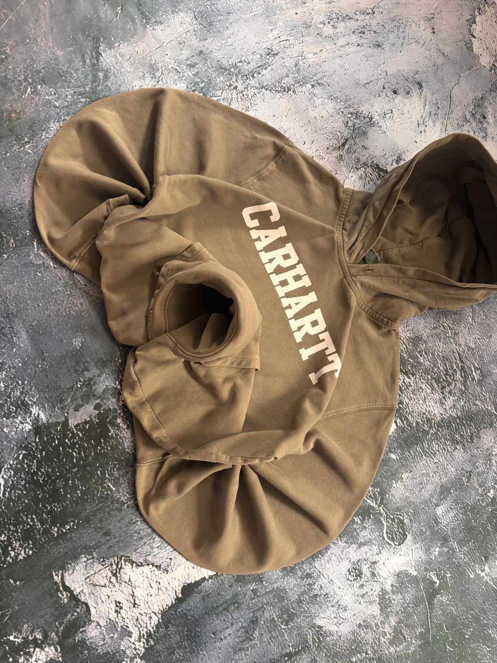 Bluza hoodie CARHARTT UNIKAT khaki oversize