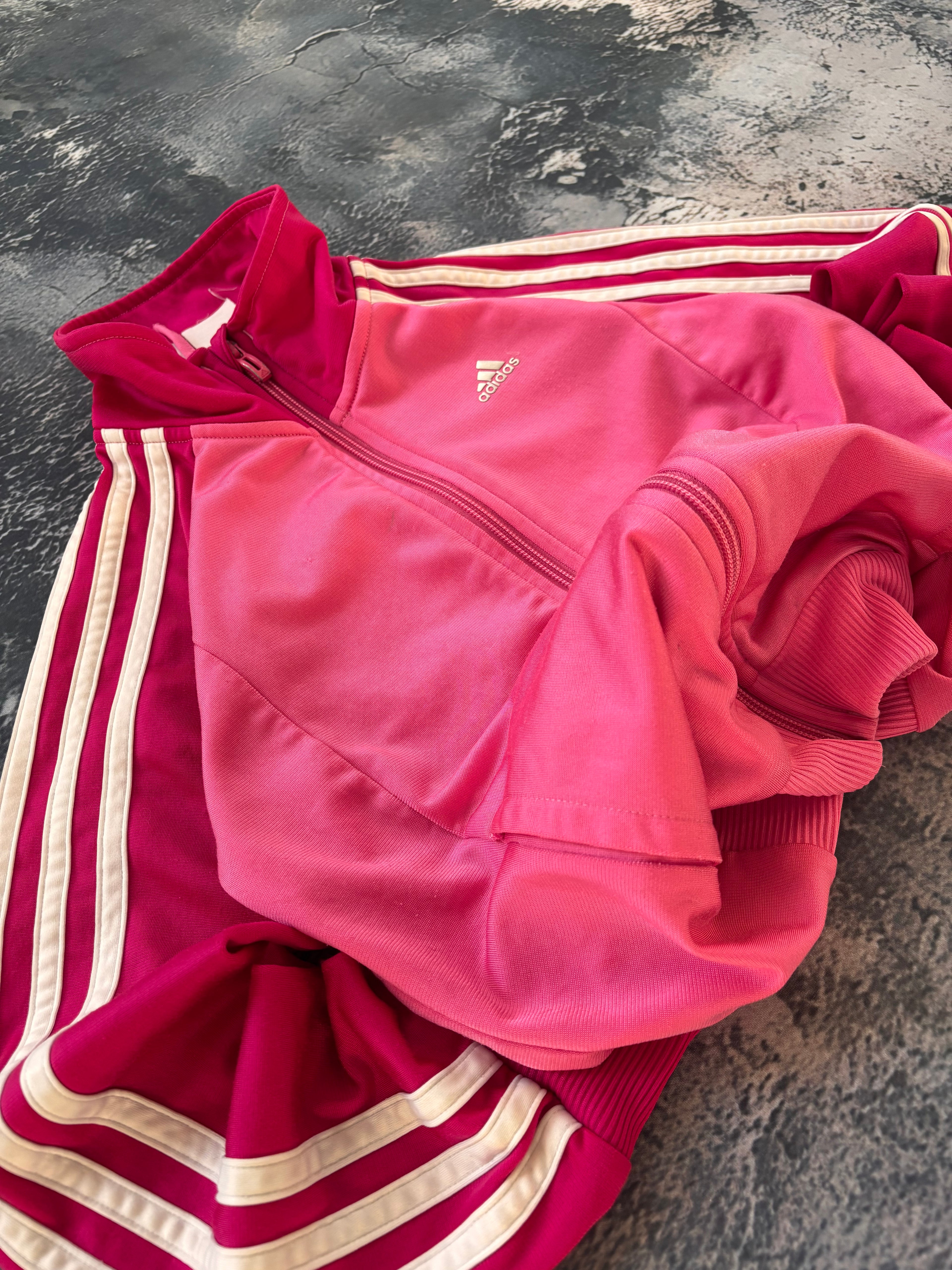 Bluza adidas zip stripe w paski
