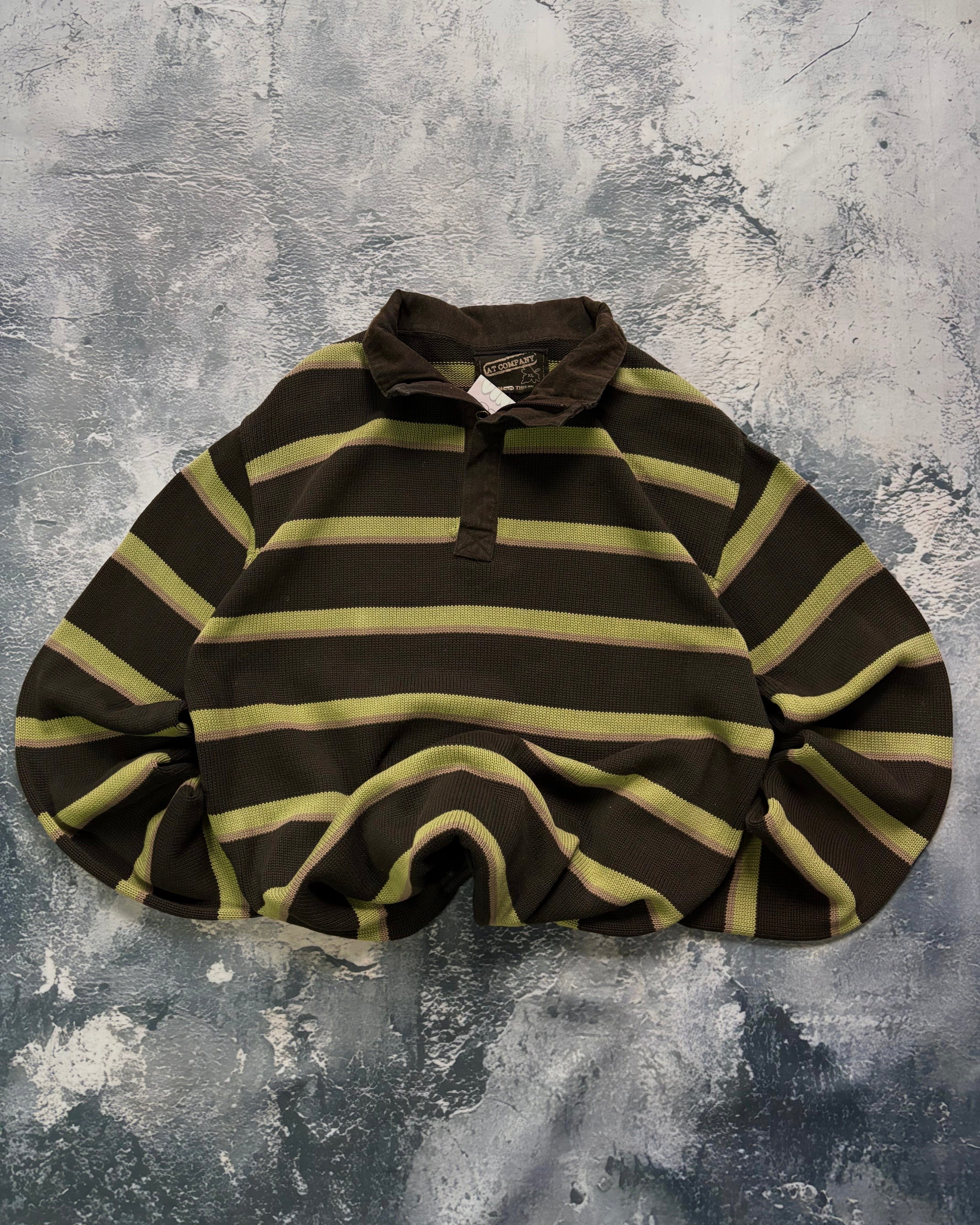 bluza vintage khaki brązowa