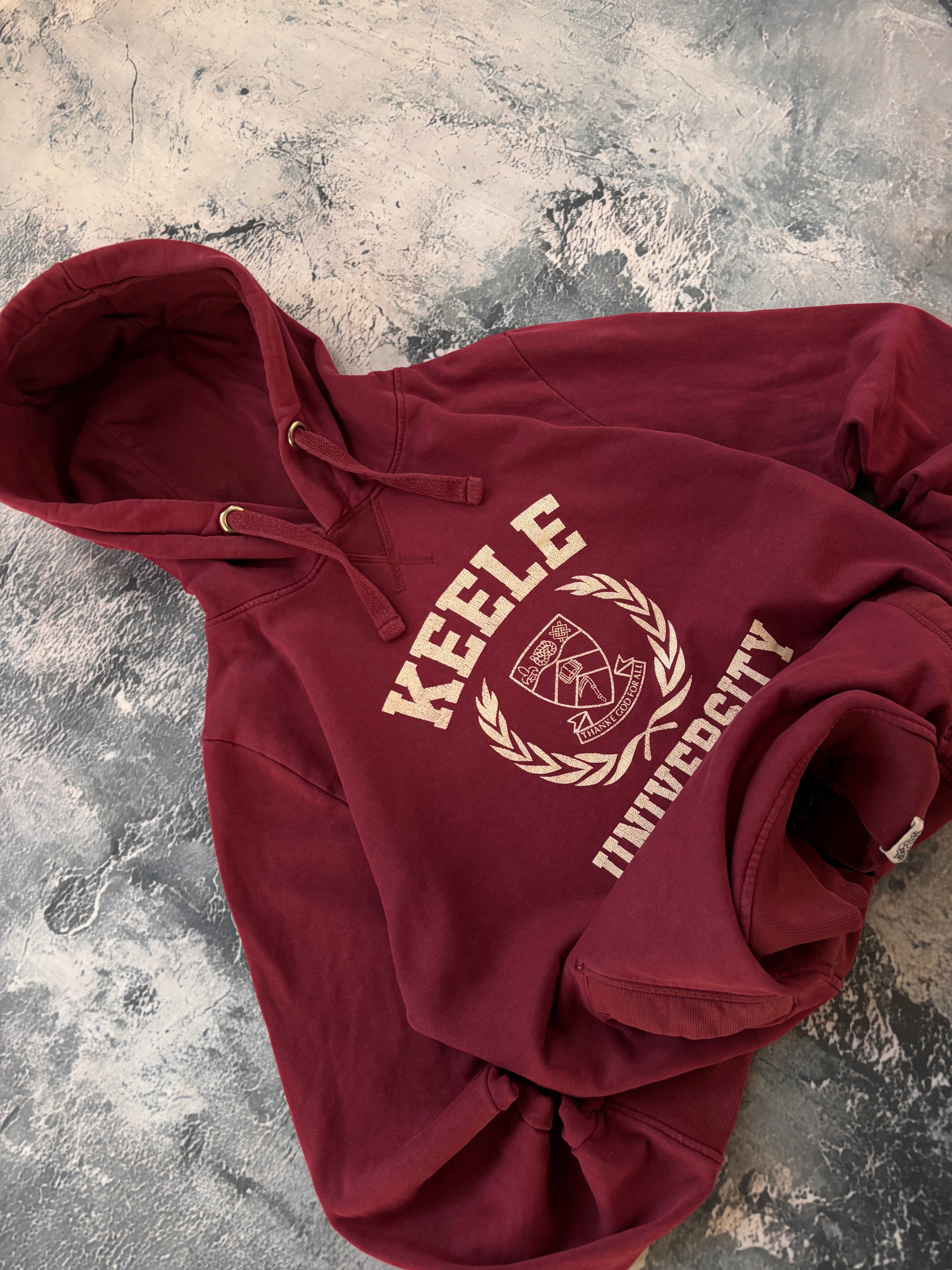 Bluza college oversize burgund viral