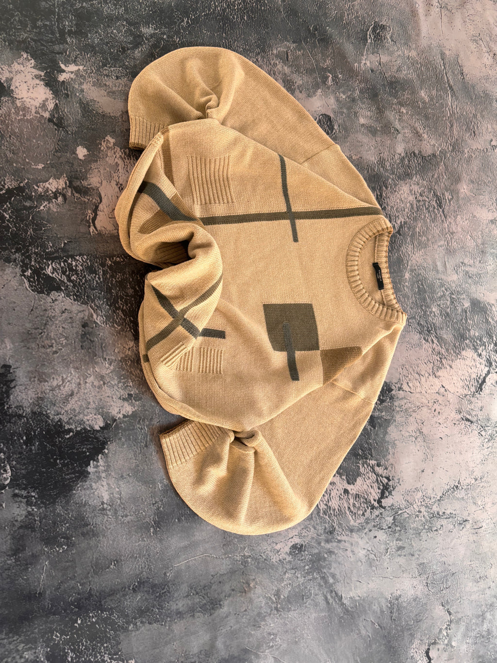 Sweter kremowy oversize