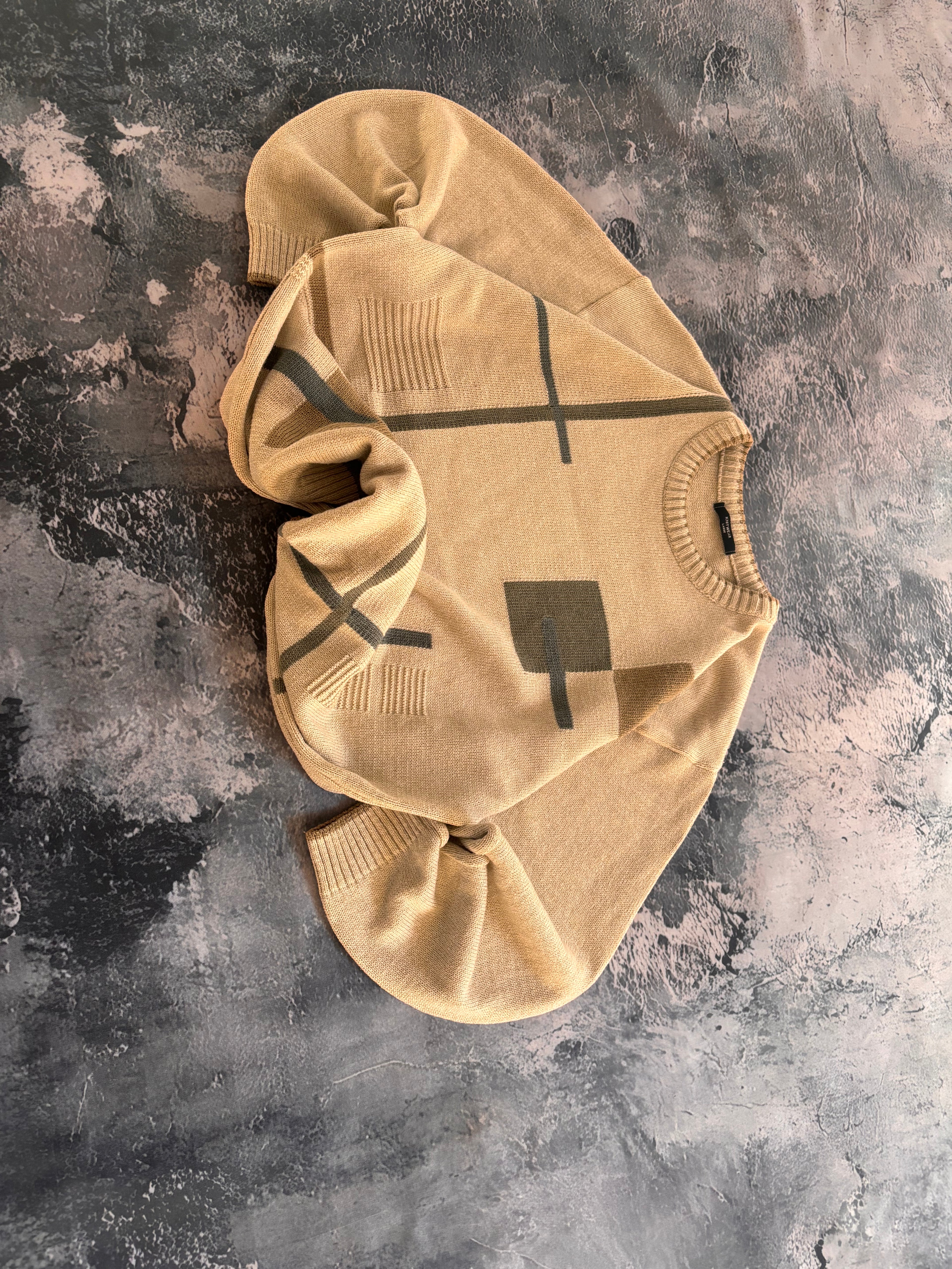 Sweter kremowy oversize