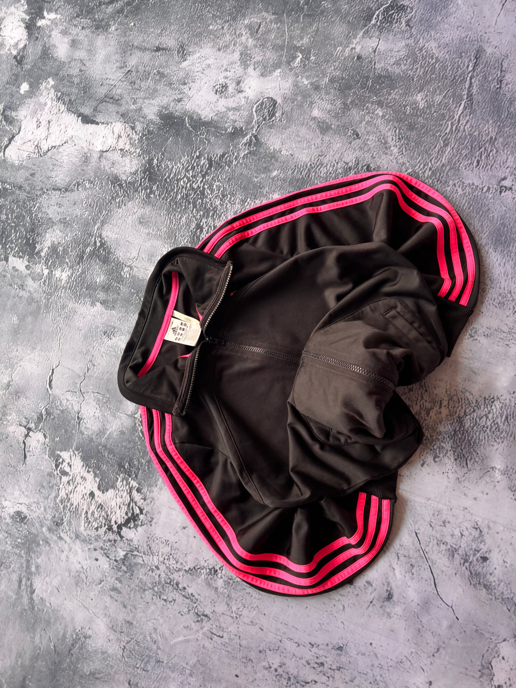 bluza adidas zip czarna vintage retro