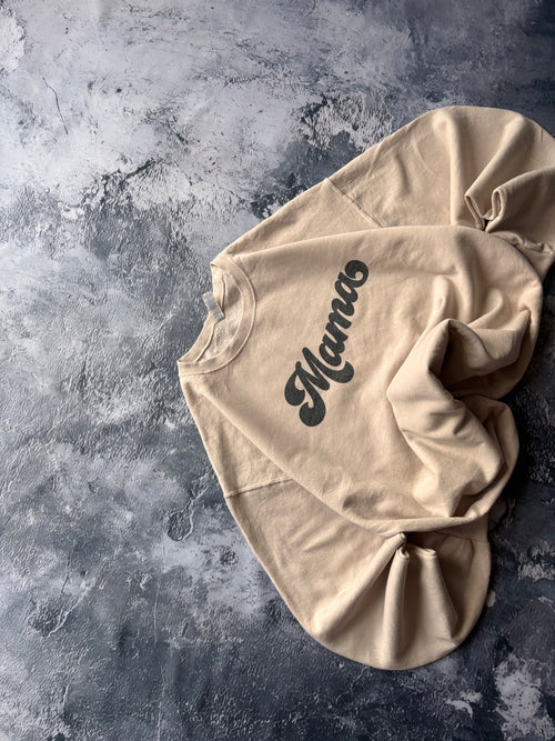 Bluza crewneck oversize  vintage oldschool retro streetwear Mama