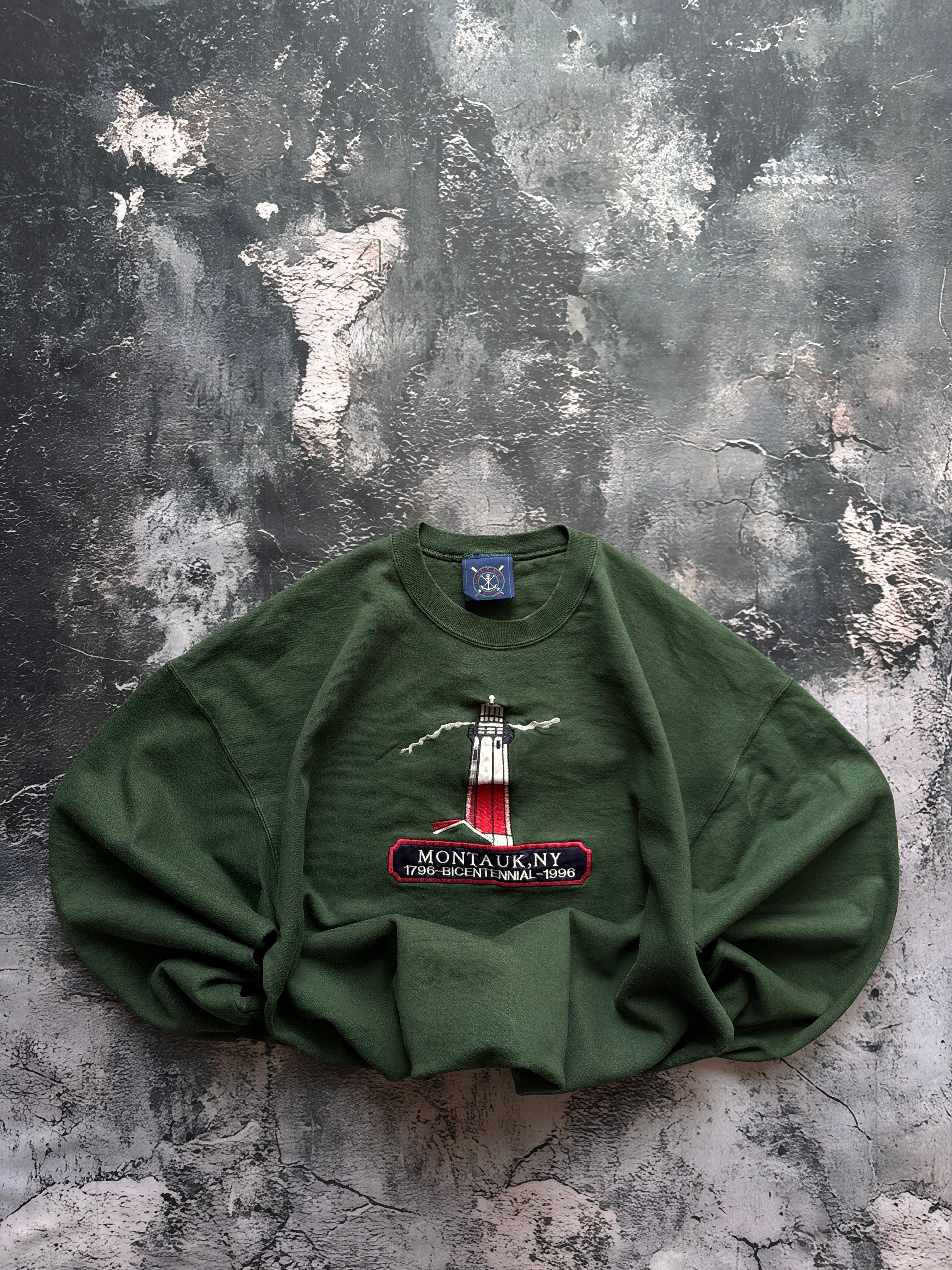 Bluza crewneck oversize boxy vintage oldschool retro 90s streetwear basic