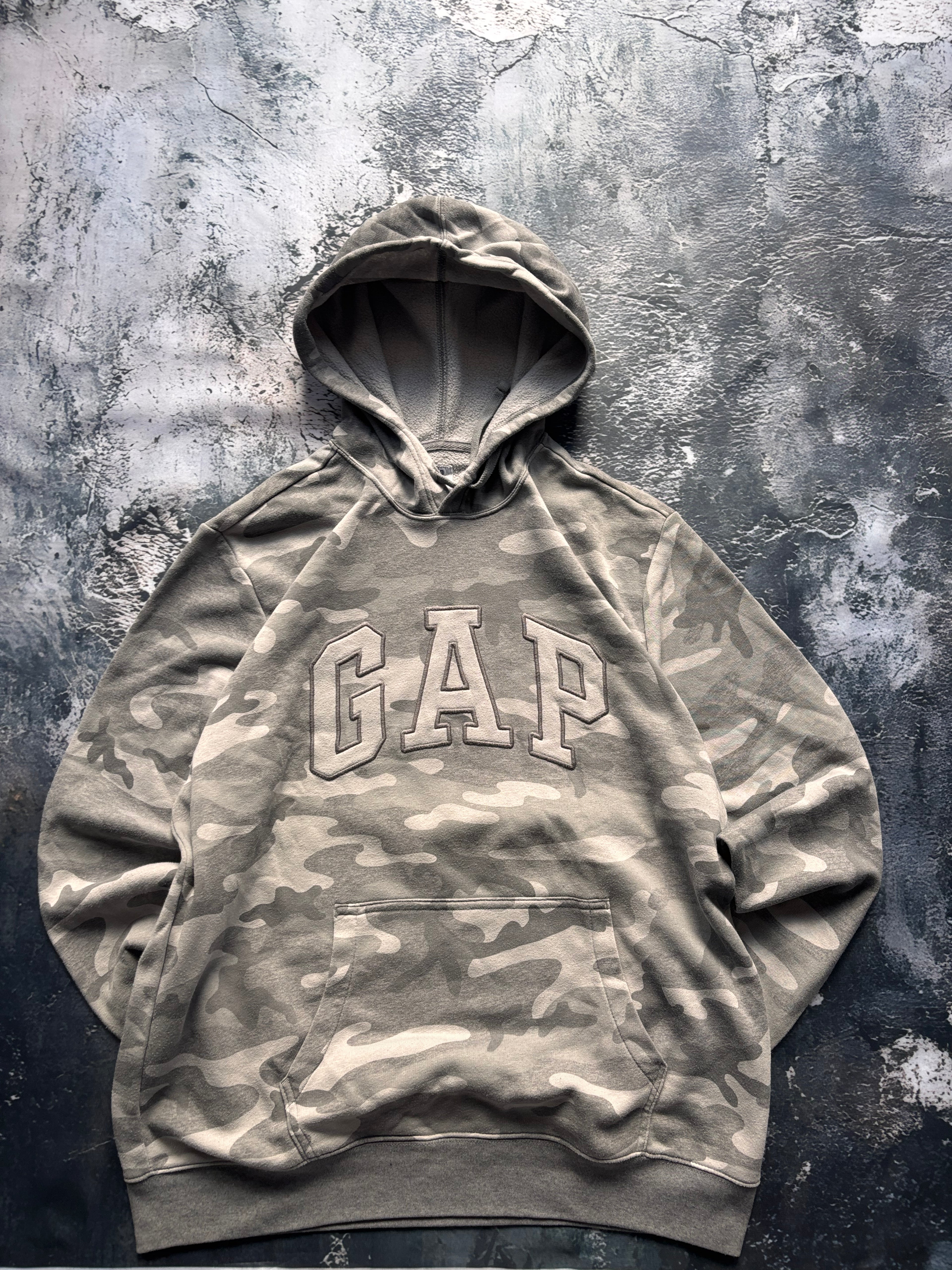 Bluza gap szara camo moro vintage