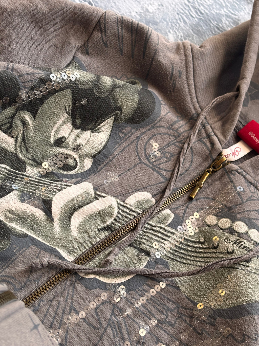 Bluza zip hoodie Myszka miki UNIKAT LATA 90 licencja