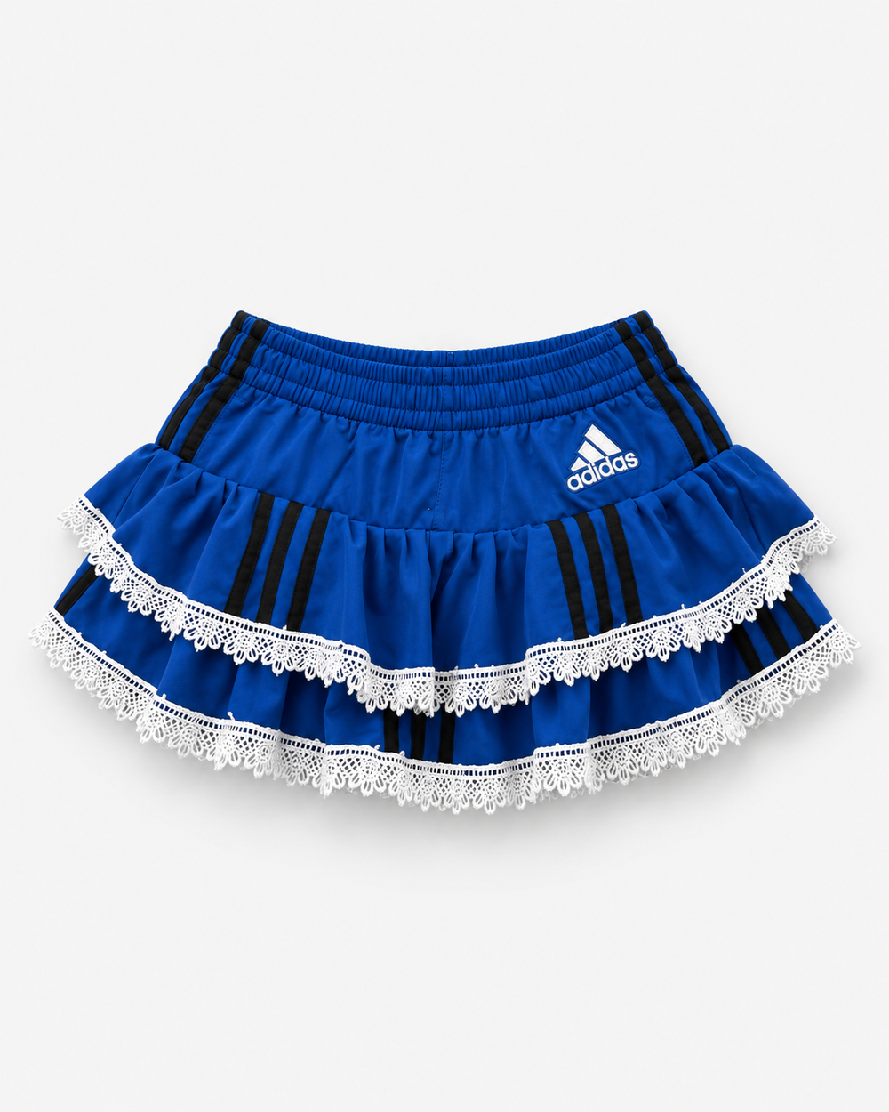 Spódniczka adidas z materiału z drugiego obiegu y2k krótka
