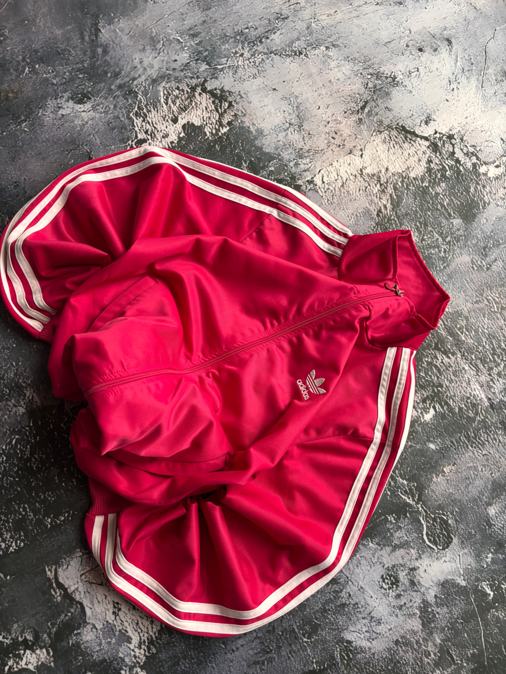 bluza zip pink w paski adidas vintage klasyk vintage